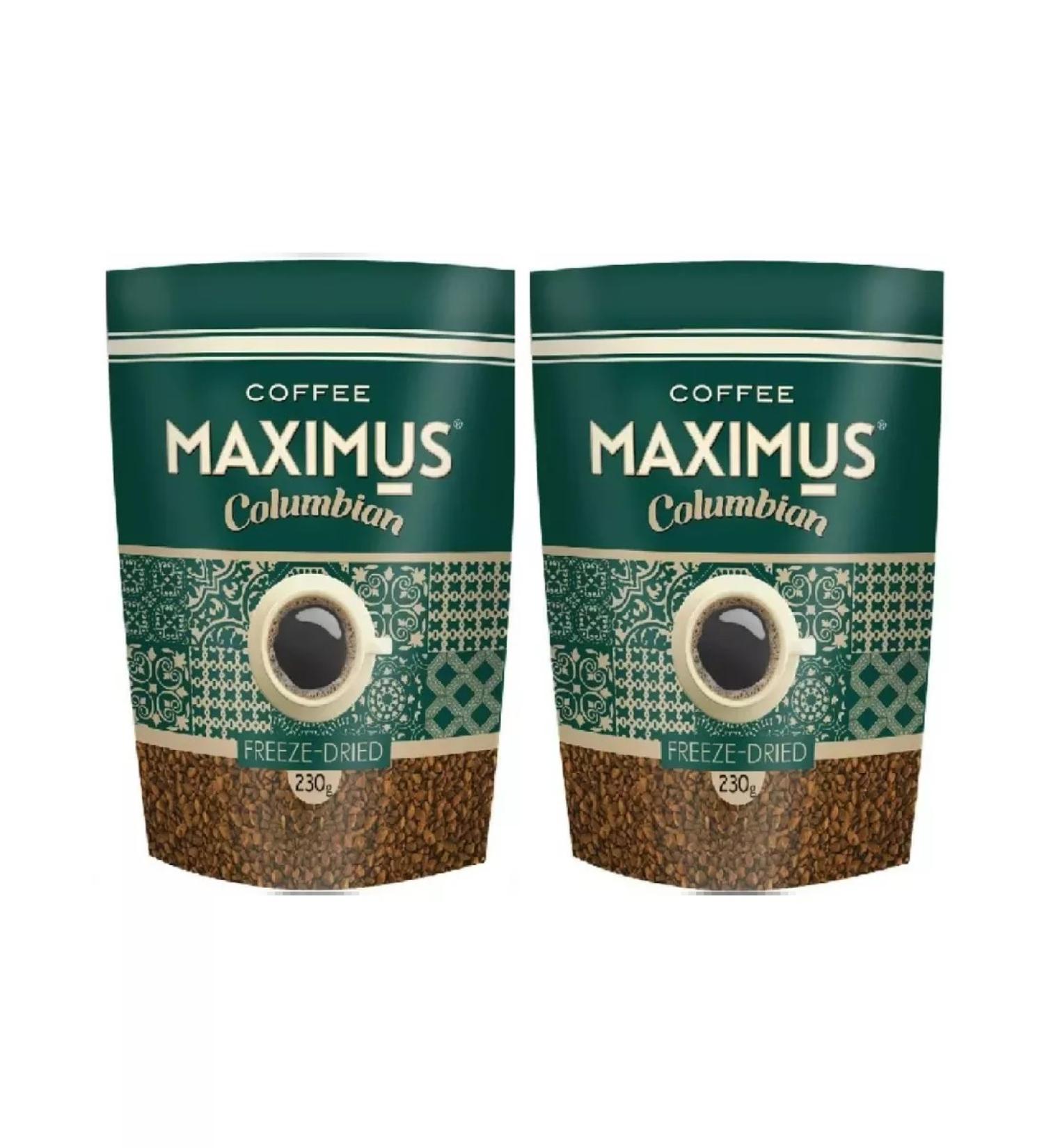 MAXIMUS Natural sublimated coffee 2 packages of 230g