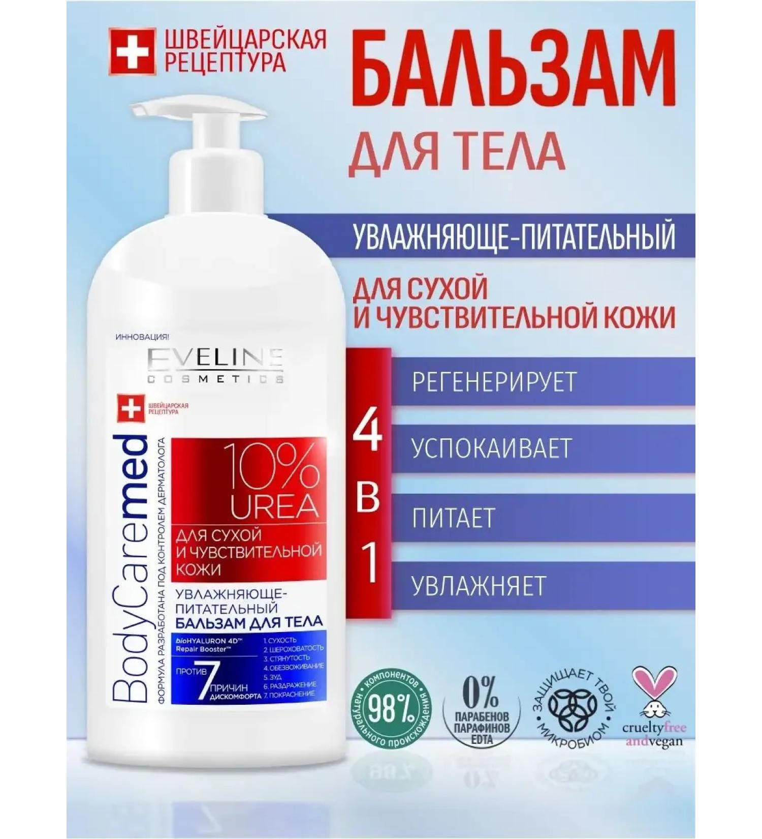 EVELINE Nourishing balm for body for dry skin 350 ml - Buy Online on GoSupps.com