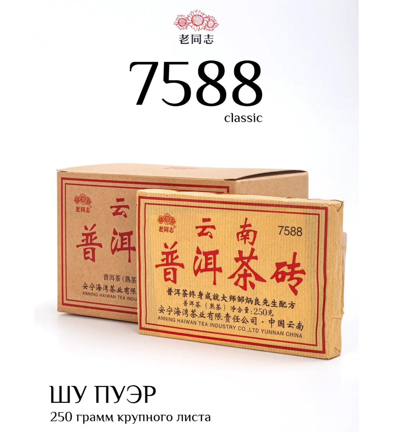 Tea875store Puer 7588 Hywan Shu Puer 2024 Lao Tong Zhi 250g - Buy Online on GoSupps.com