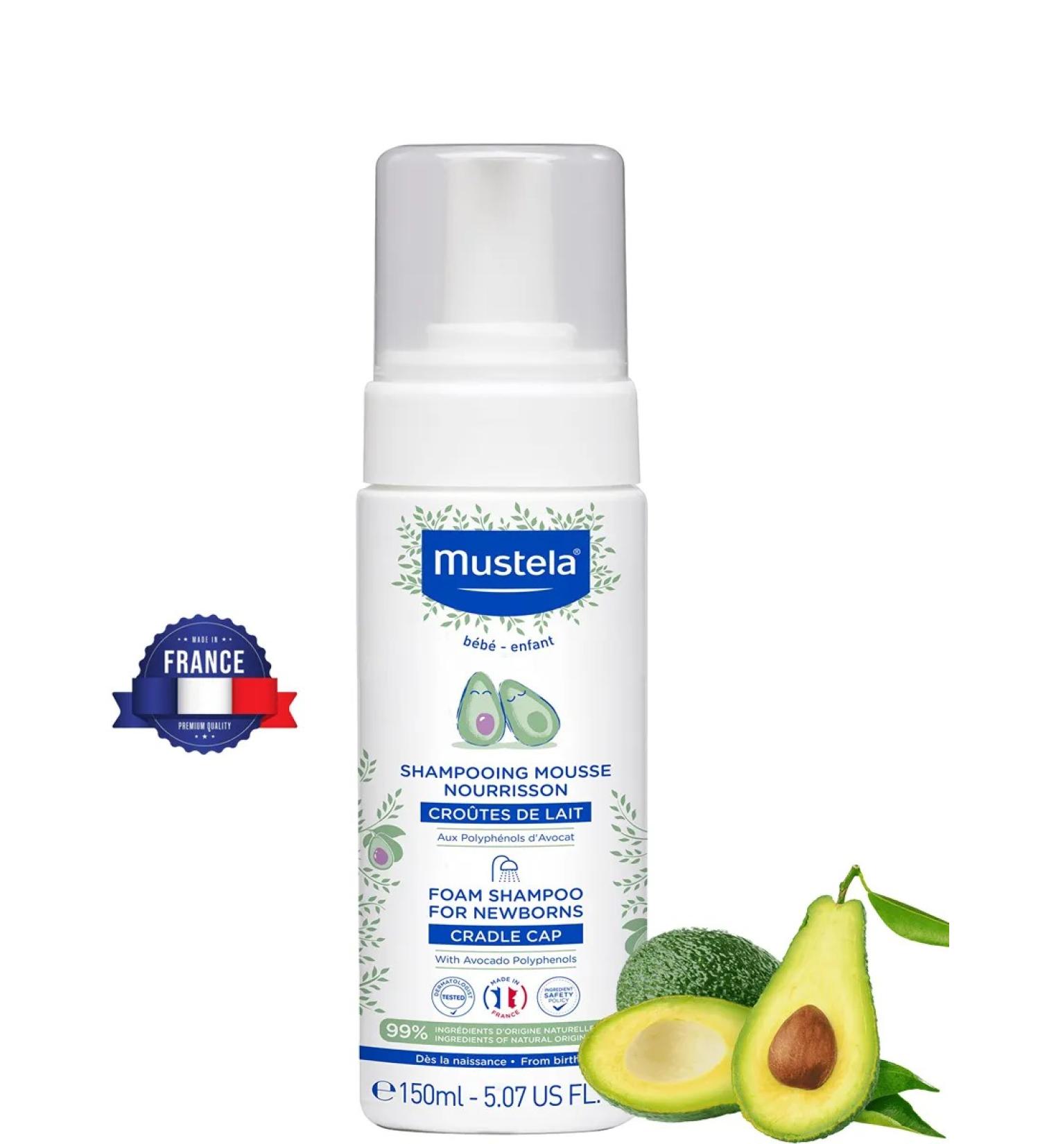 Mustela Mustel Peny shampoo for newborns 150ml - Buy Online on GoSupps.com