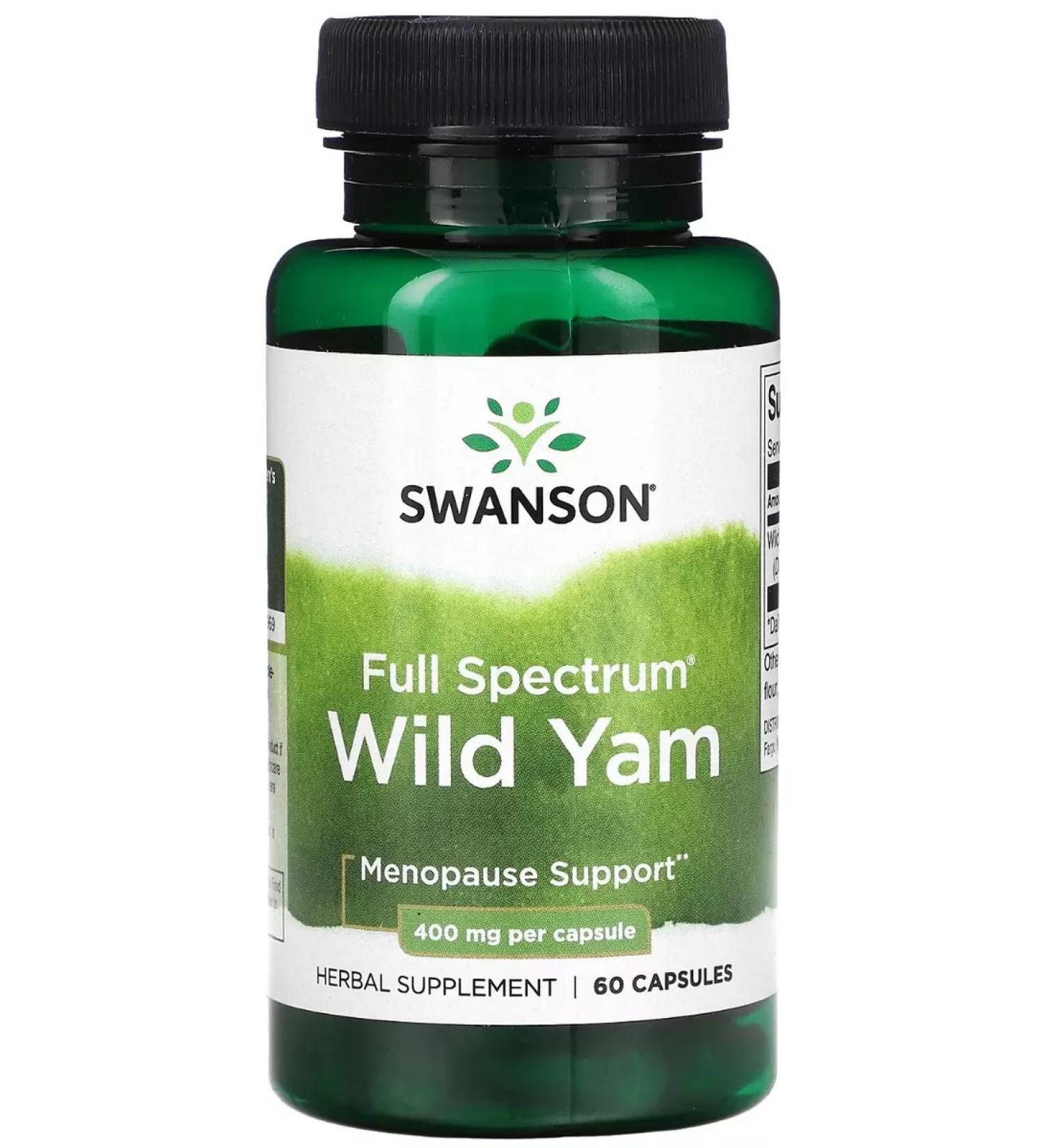 Swanson antioxidants phytoestroogen Wild Yams Wild Yam Iherb - Buy Online on GoSupps.com