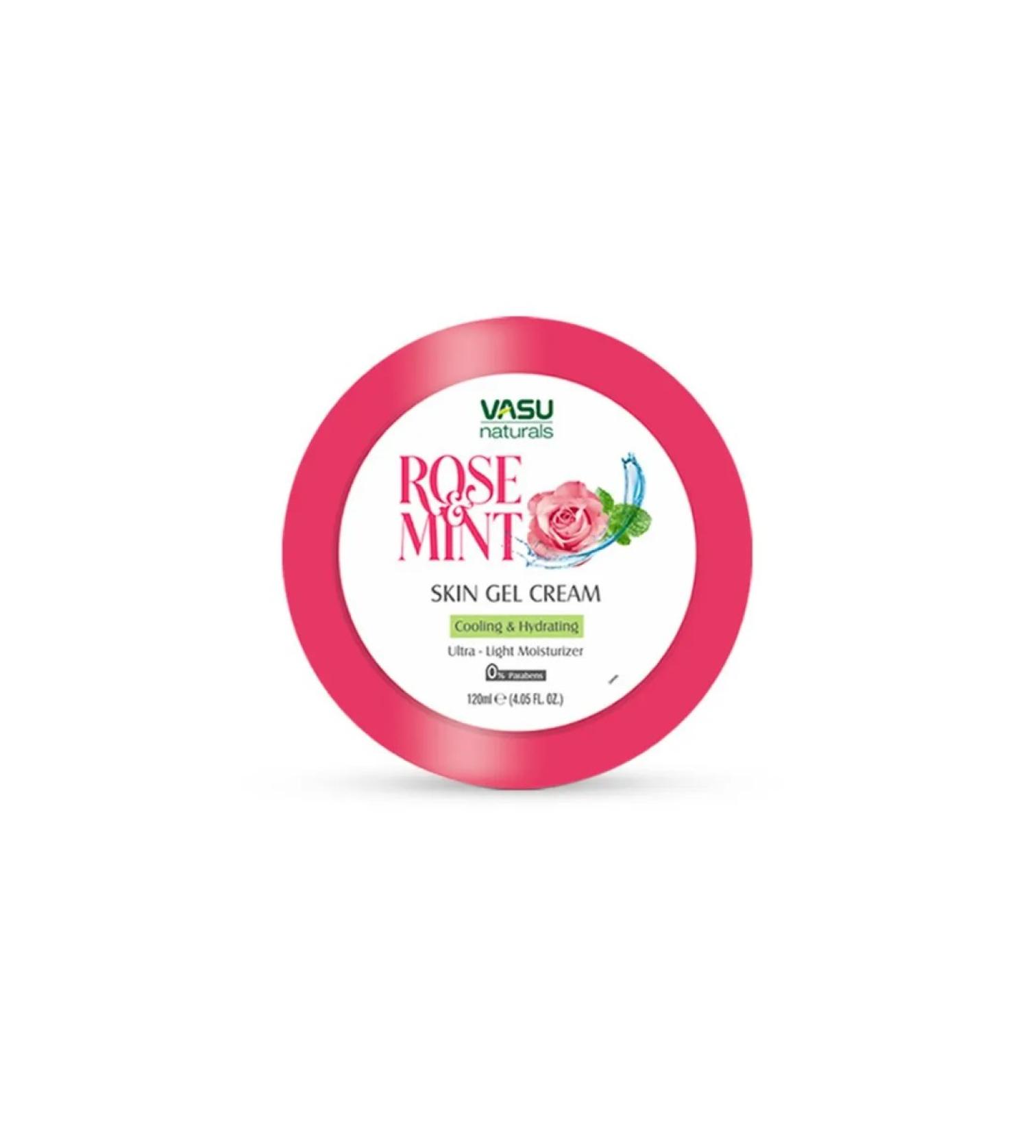 Vasu Cream-gel rose and mint (Rose Mint Skin Cream) 120ml - Buy Online on GoSupps.com
