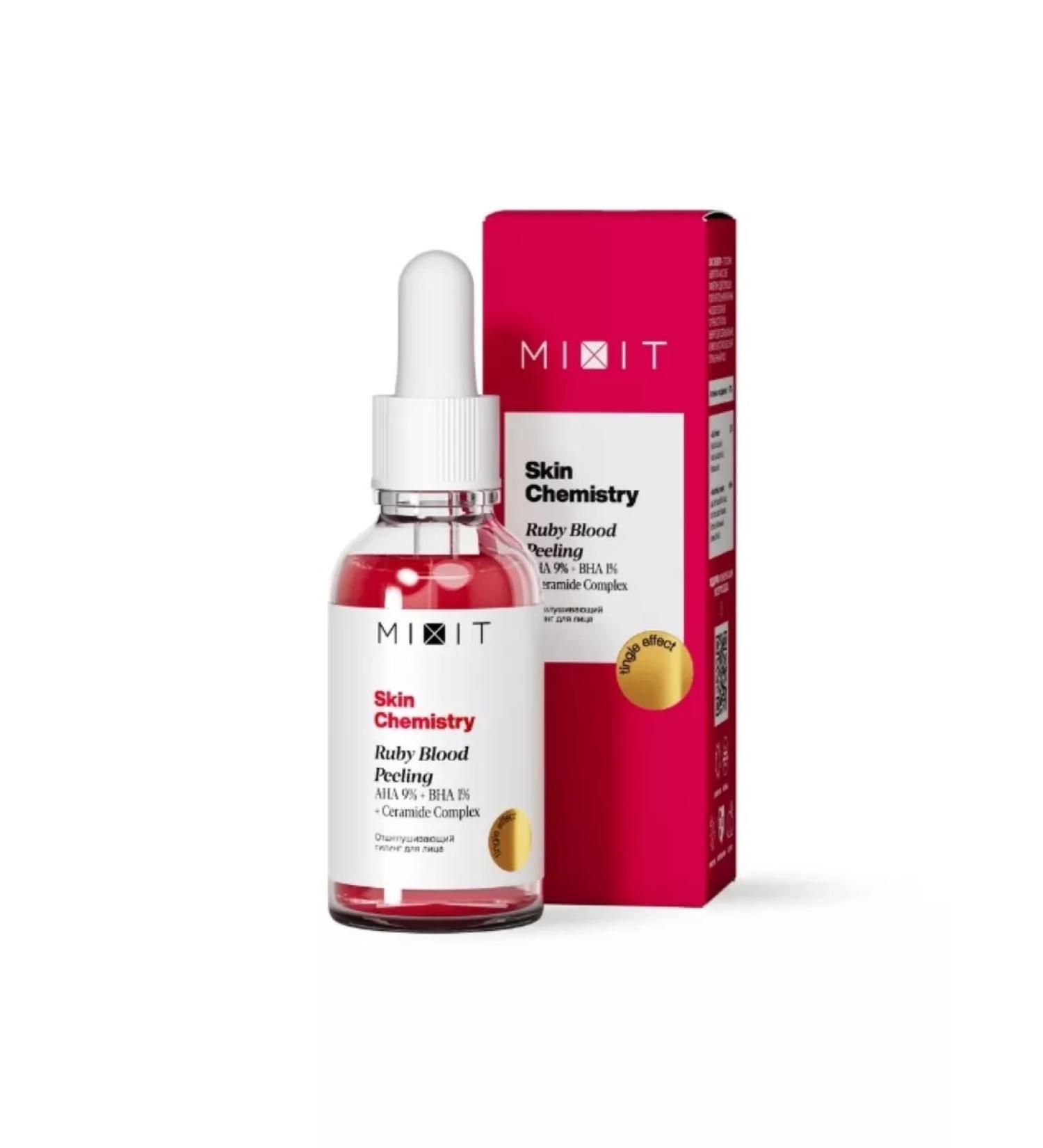 MIXIT Acid face piling with AHA BHA acids