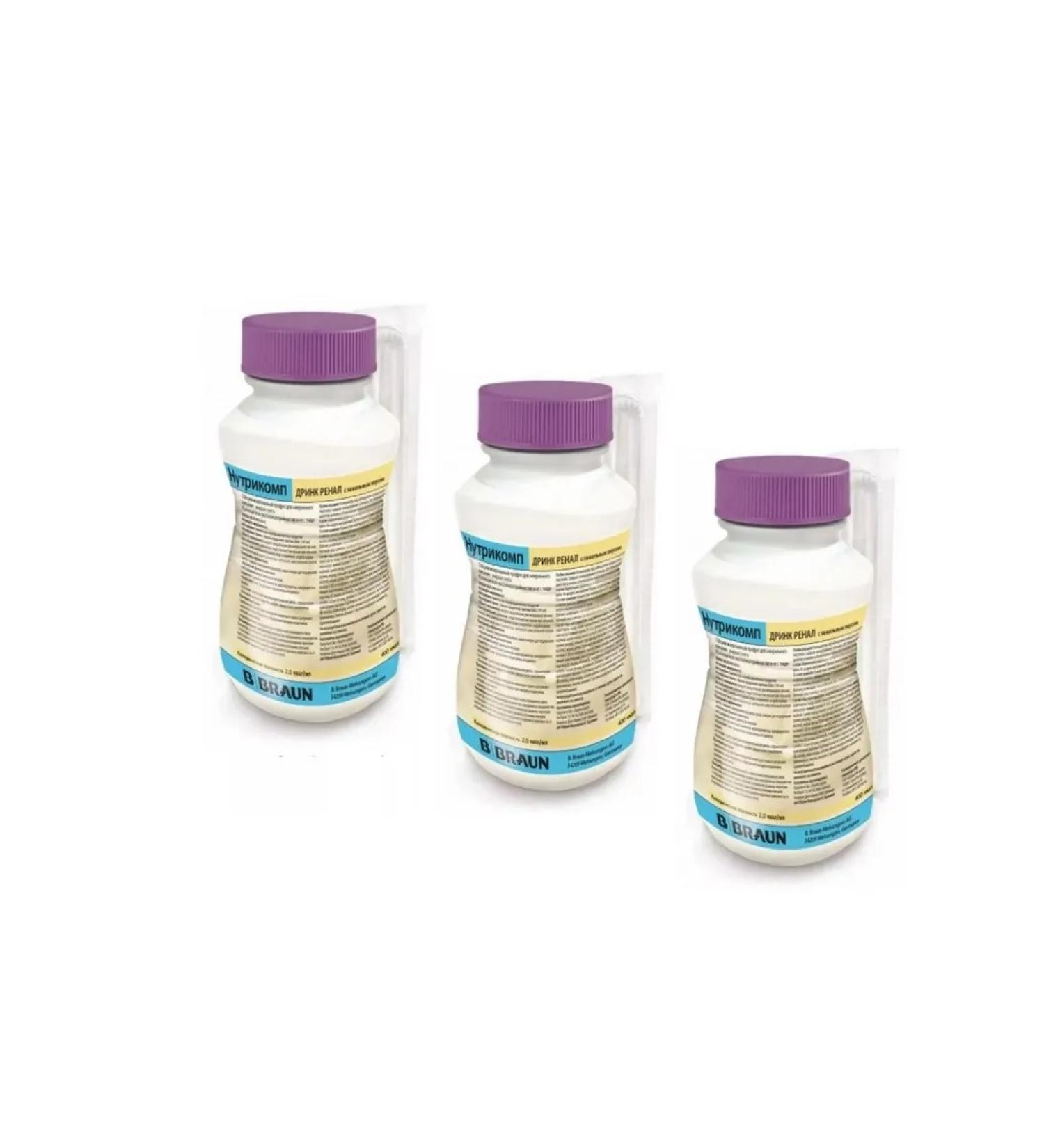 NUTRICOMP Drink Renal mixture liquid 3 pcs