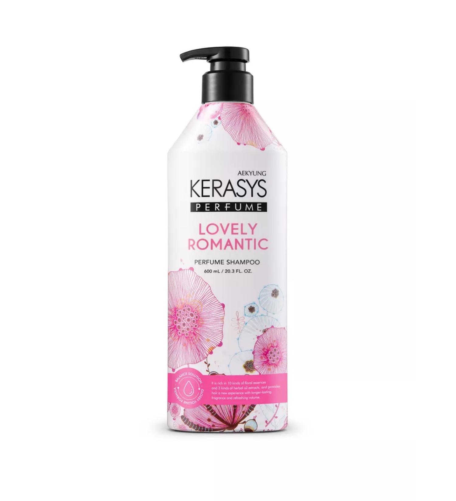 KeraSys Hair shampoo perfumed romantic Shampoo 600 ml - Buy Online on GoSupps.com
