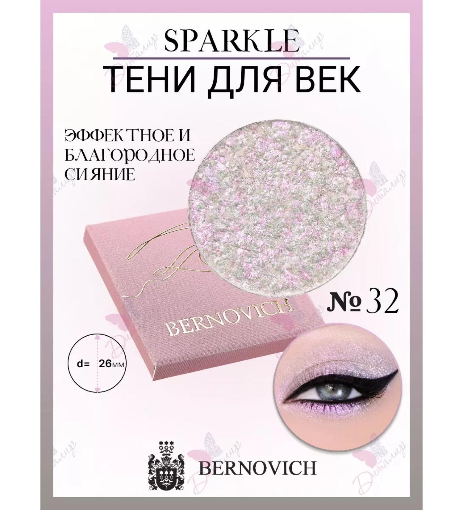 BERNOVICH Eye Shadows Sparkle No. X 32 (old tone No. 52) - Buy Online on GoSupps.com