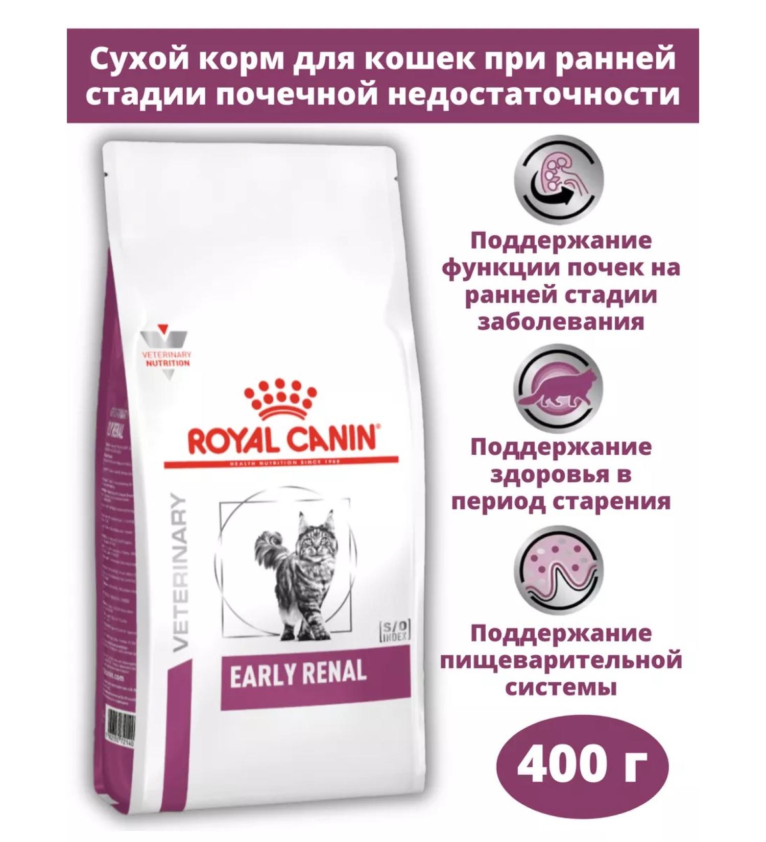 ROYAL CANIN Dry food for cats Early Renal 400 g - Buy Online on GoSupps.com