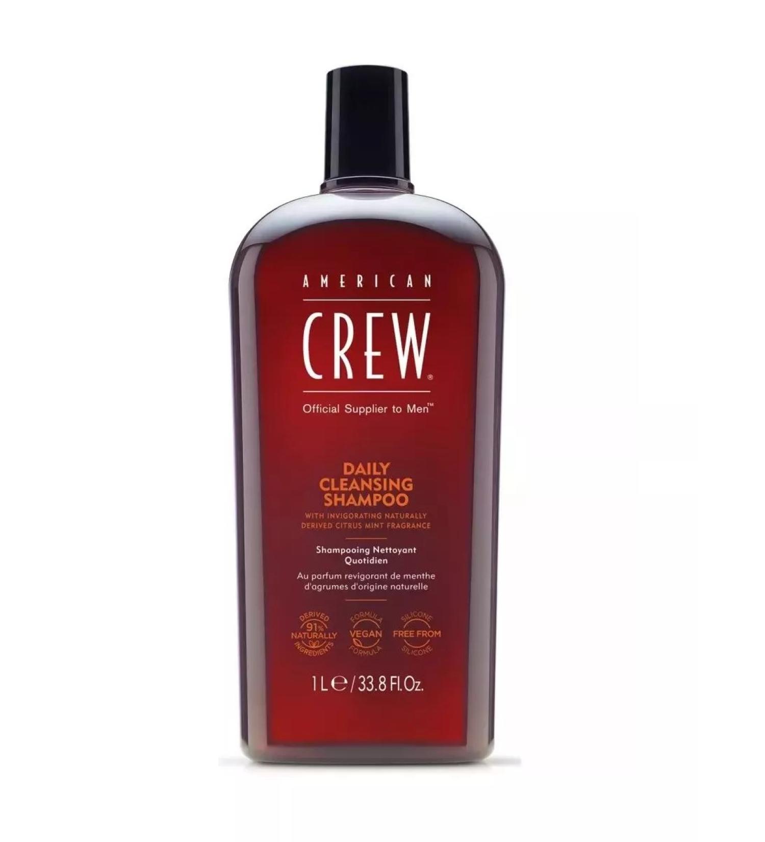 American Crew Cleaning daily shampoo Daily Cleansing 1000ml - Buy Online on GoSupps.com