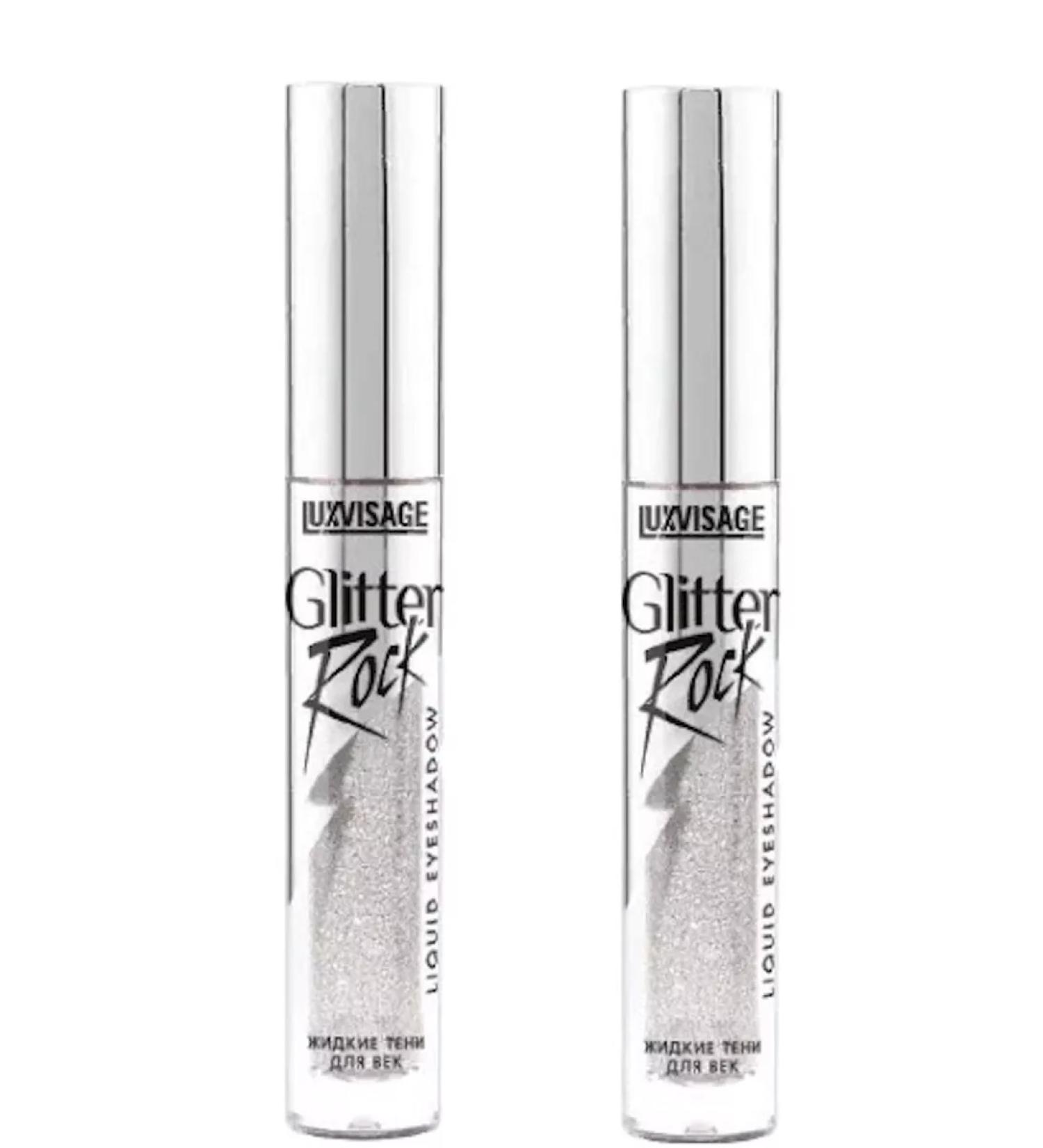 LUXVISAGE Liquid shadows for eyelids Glitter Rock 301 tone 2 pcs - Buy Online on GoSupps.com