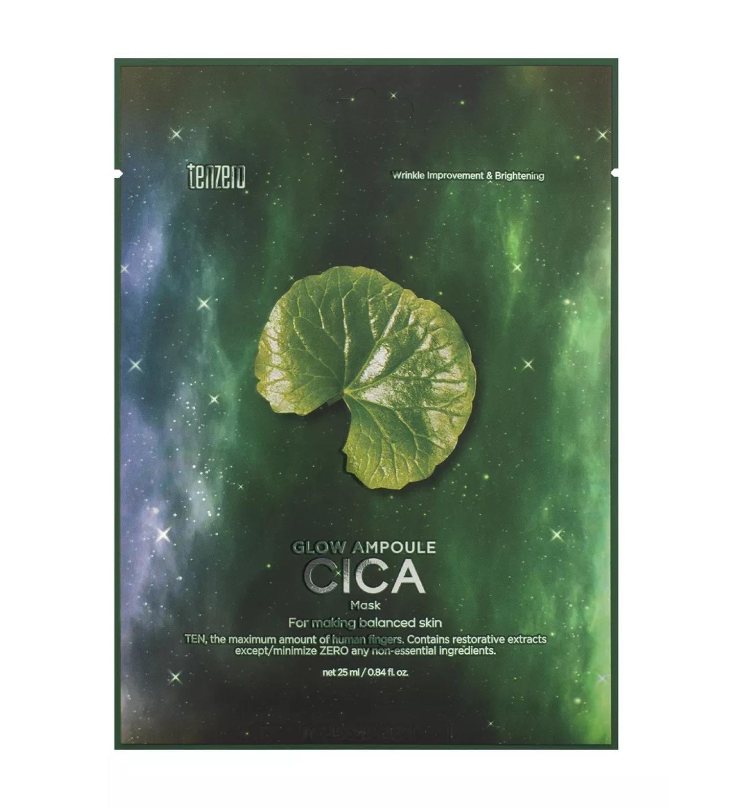 Tenzero A fabric mask with an Asian centella extract 25 ml - Buy Online on GoSupps.com