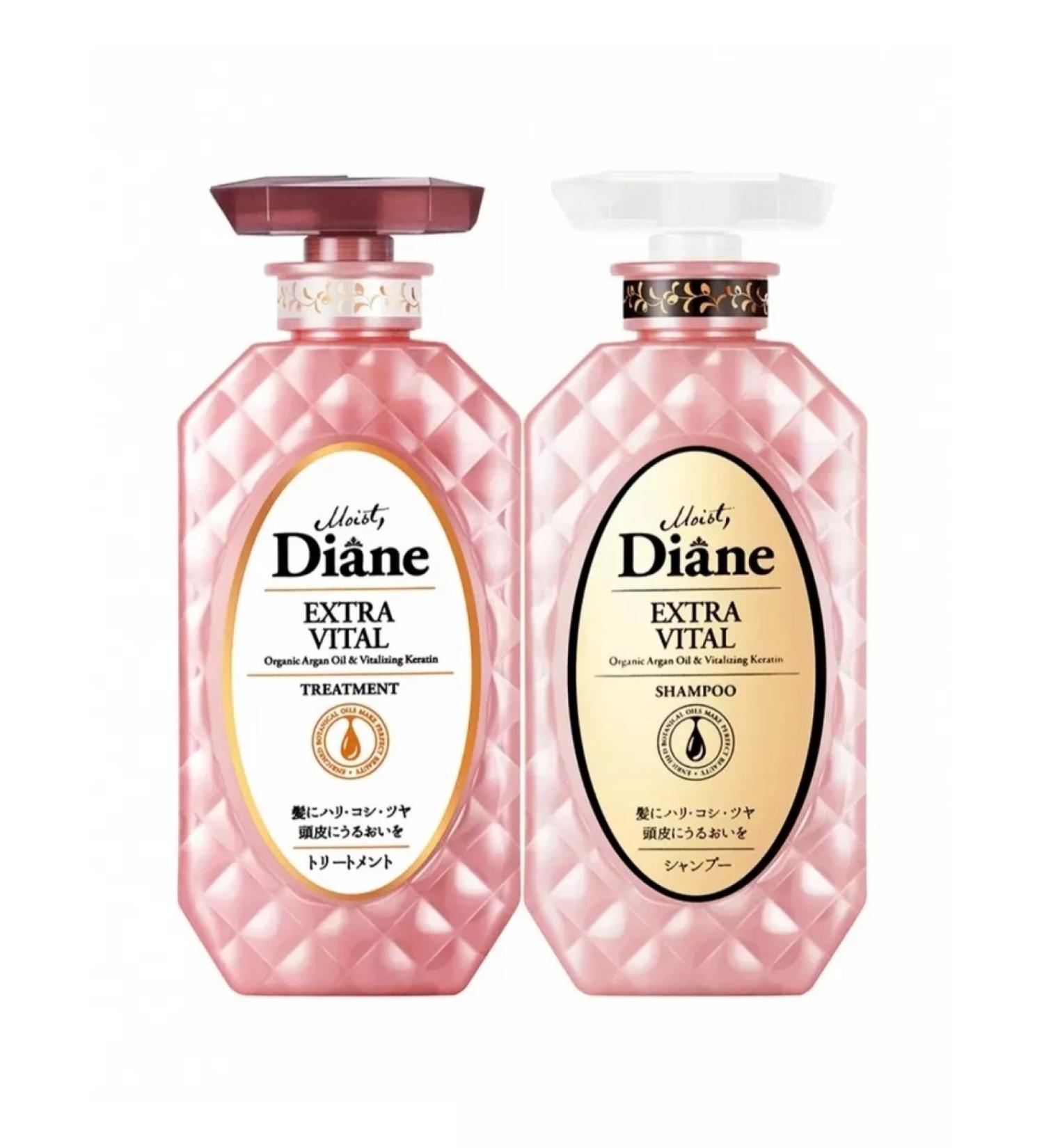 MOIST DIANE Shampoo+balm of scalp care 2 pcs 450 ml - Buy Online on GoSupps.com