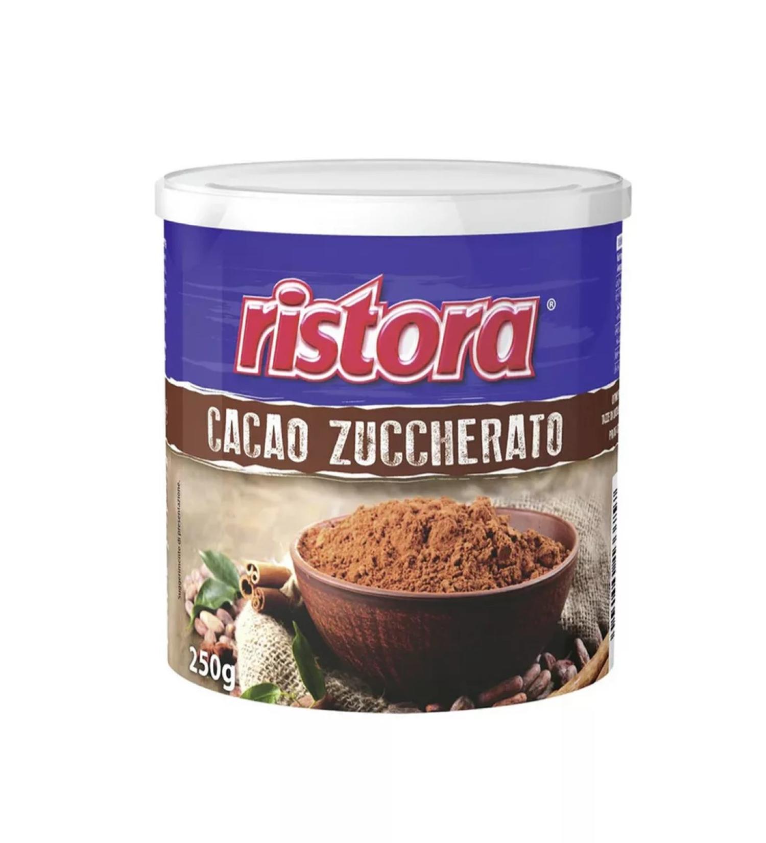Ristora Cocoa Cacao zuccherato soluble 250g - Buy Online on GoSupps.com