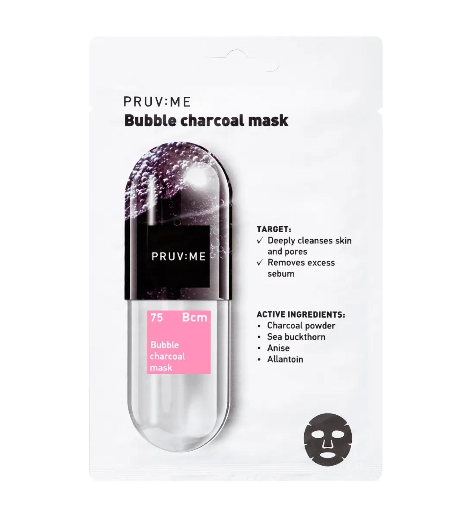 PRUVME BCM 75 Facial Bubble Facial Mask 20 g - Buy Online on GoSupps.com
