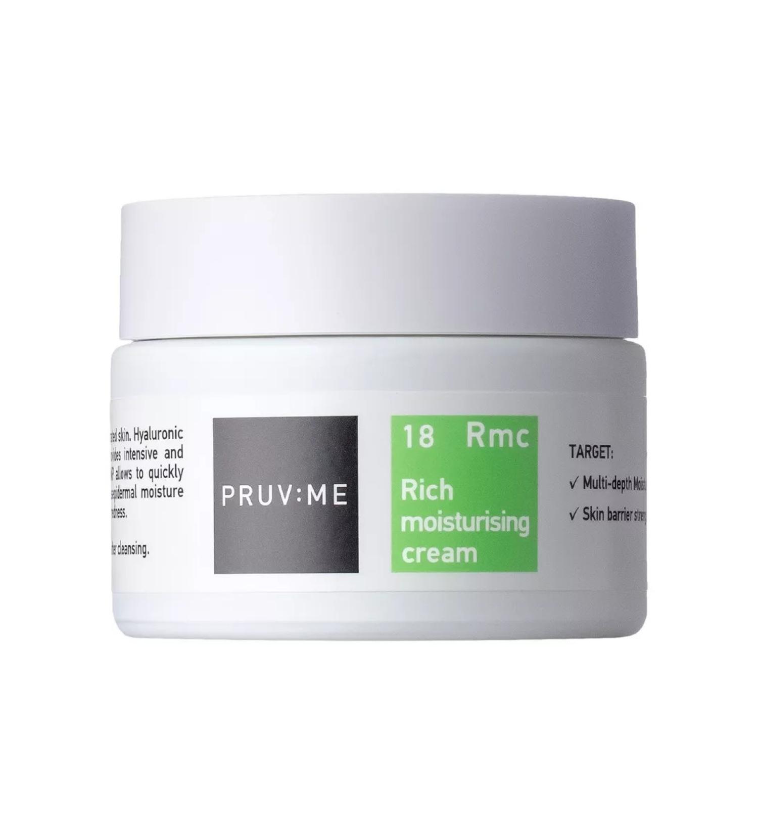 PRUVME RMC 18 Facial Cream with a saturated texture 50 ml