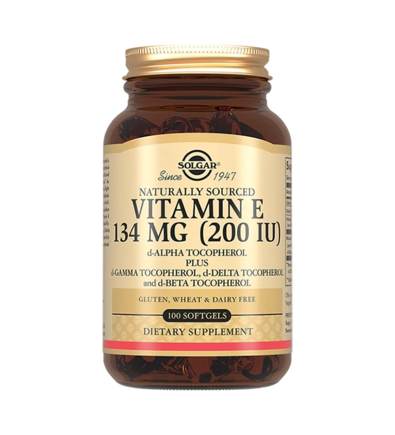 Solgar vitamin E 200 me 100 capsules
