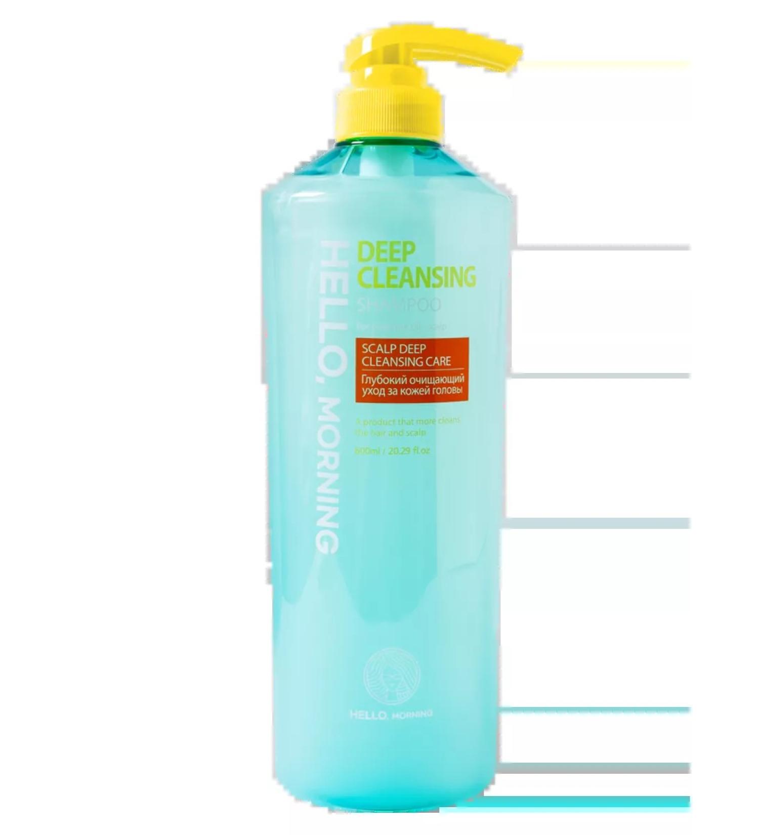 HELLO MORNING Hair shampoo Women's deep cleansing 600 ml of Korea
