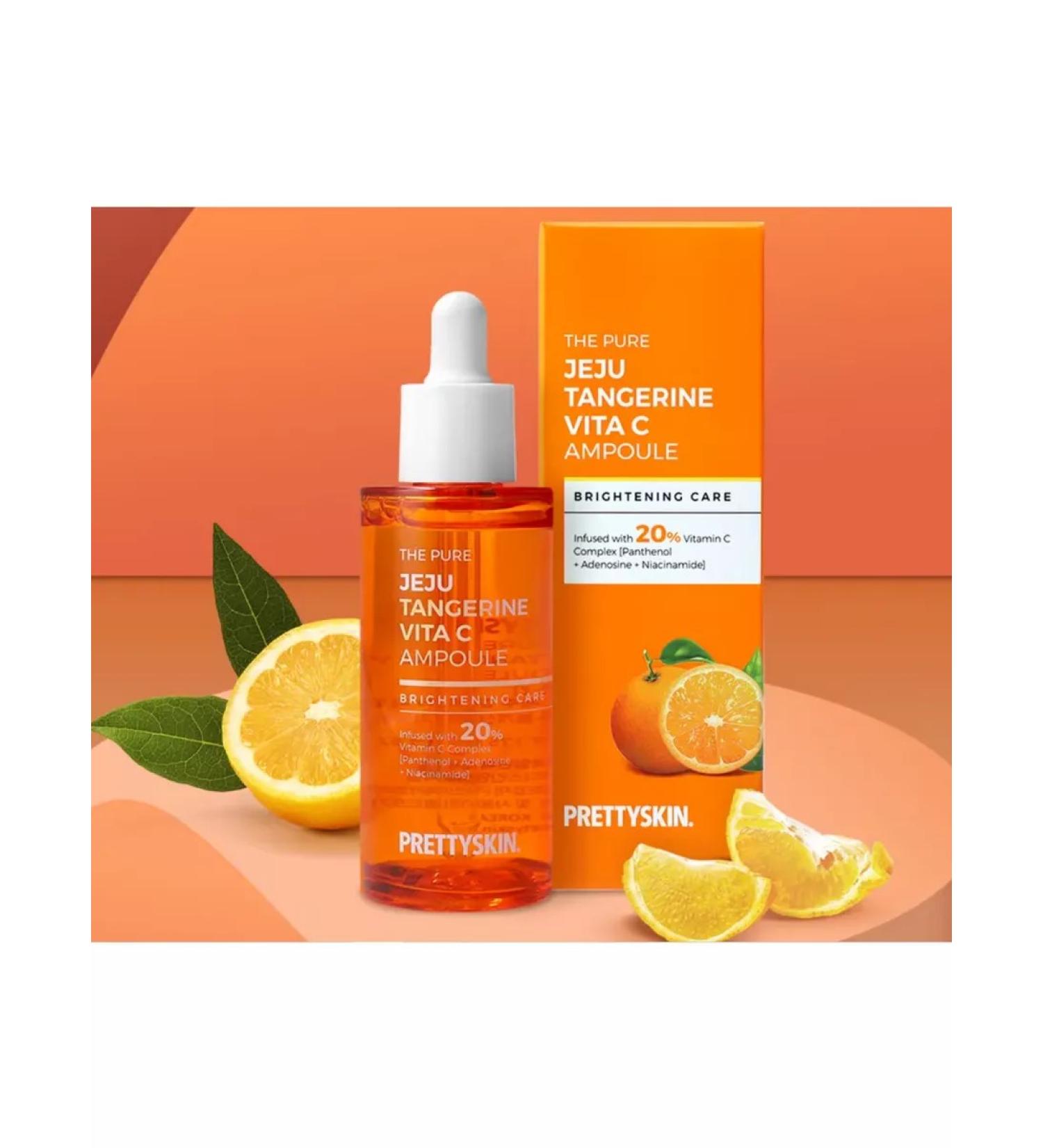 PrettySkin The face for the face of The Pure Jeju Tangerine Vita with ampoule - Buy Online on GoSupps.com