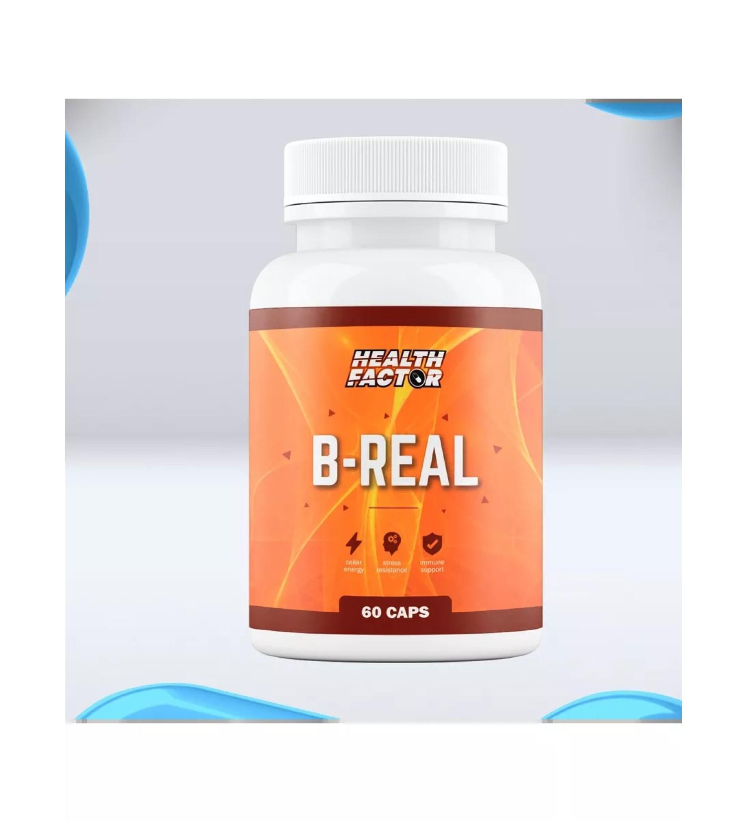 Health Factor B-RAL Active B vitamins 60 capsules