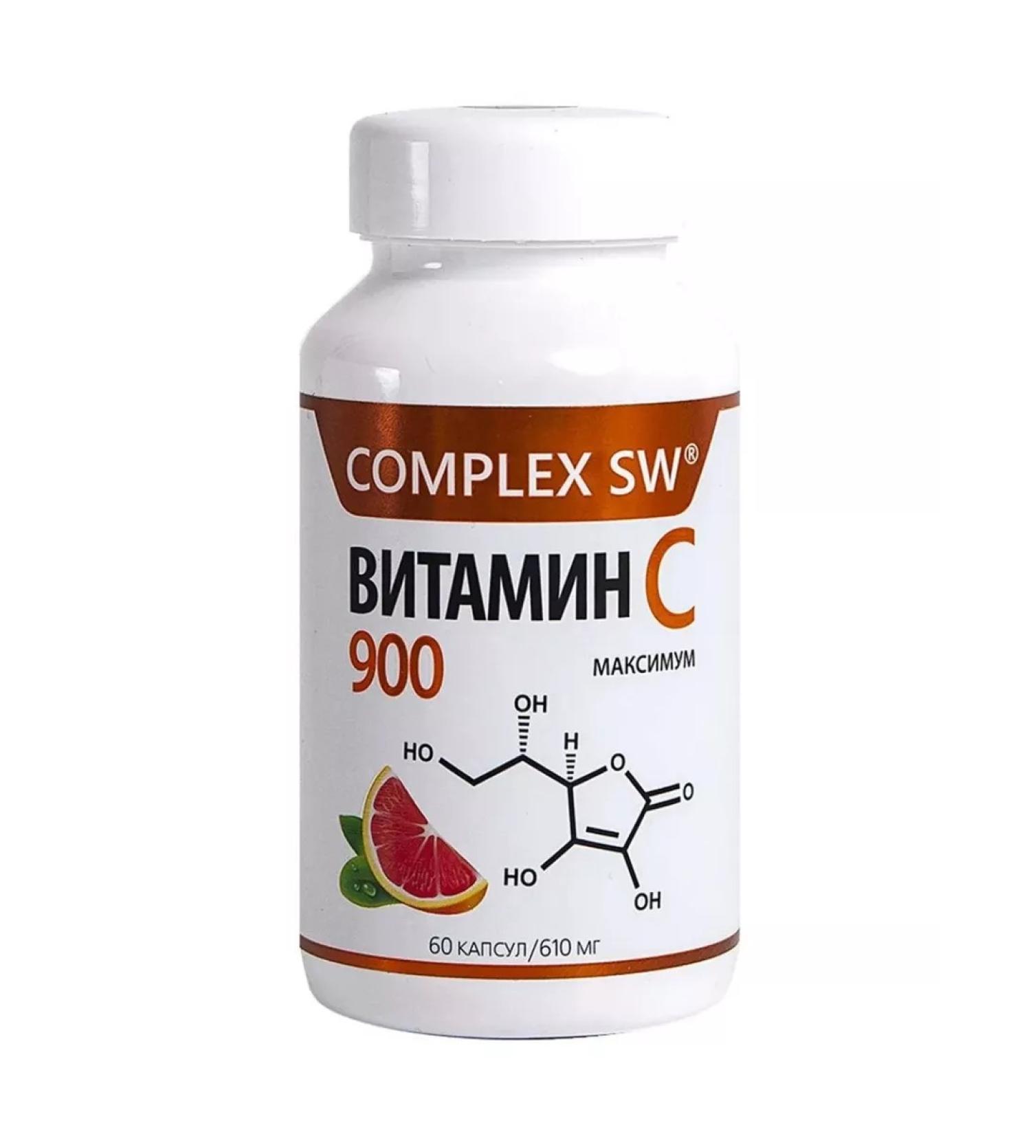 Optisalt Vitamin C 900 + A D3 E Selenium 610 mg 60 capsules