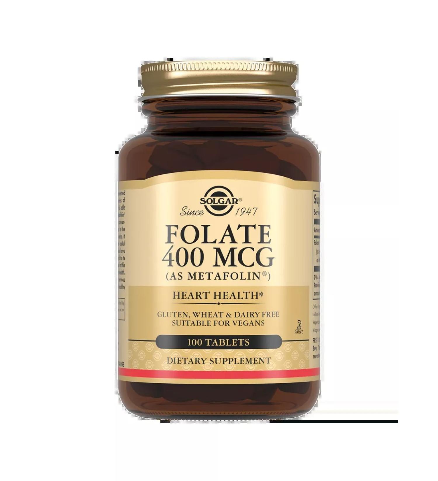SOLGAR Folat 400 g metapolin 100pcs - Buy Online on GoSupps.com