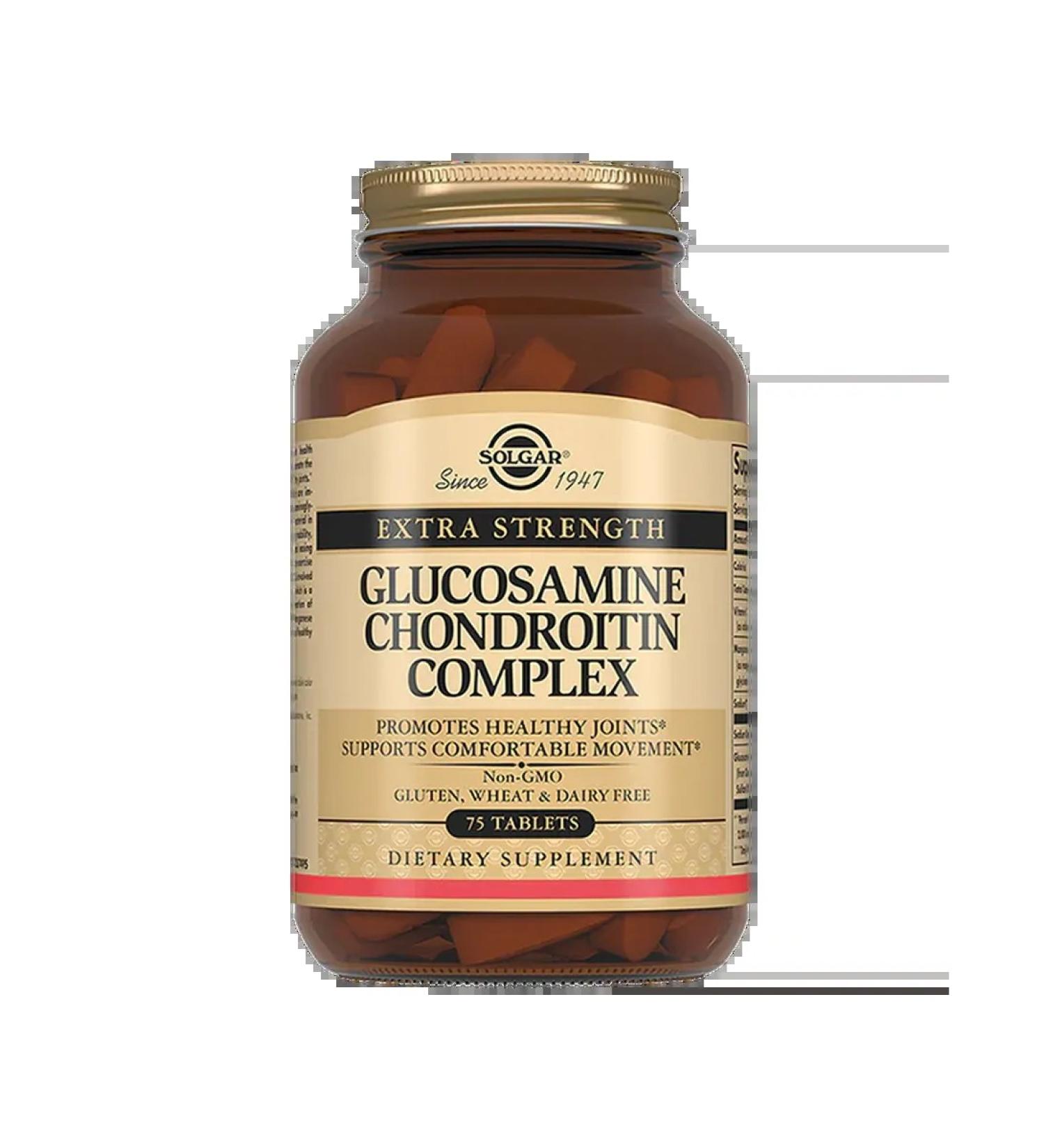 SOLGAR Glucosamine chondroitin plus 75pcs - Buy Online on GoSupps.com