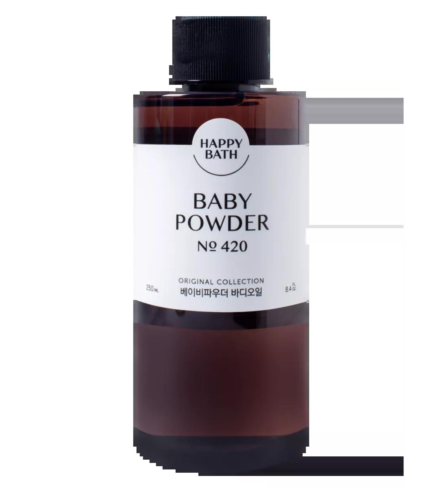 Happy Bath Body oil moisturizing 250 ml of Korea