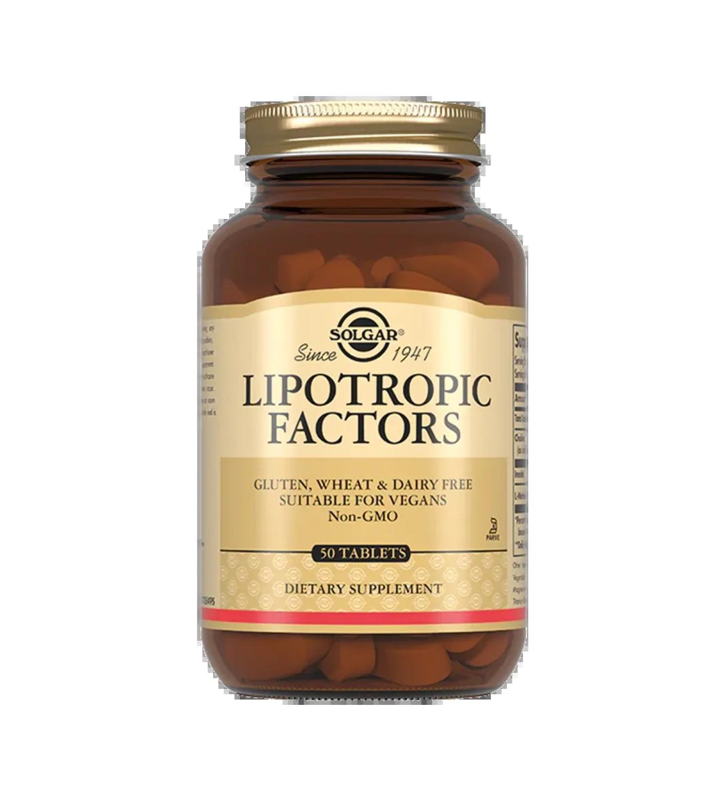 SOLGAR Lipotropic factor 50pcs - Buy Online on GoSupps.com