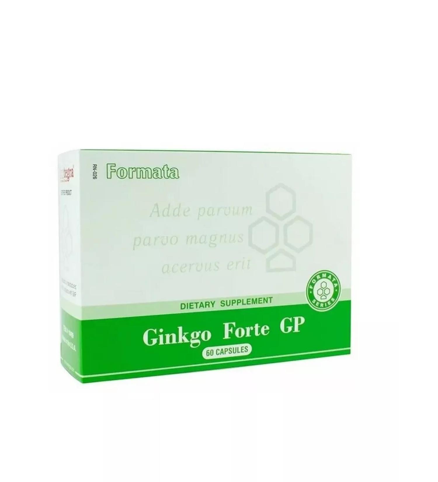 Santegra Ginkgo biloba vitamins for the brain and memory of Ginkgo Forte - Buy Online on GoSupps.com