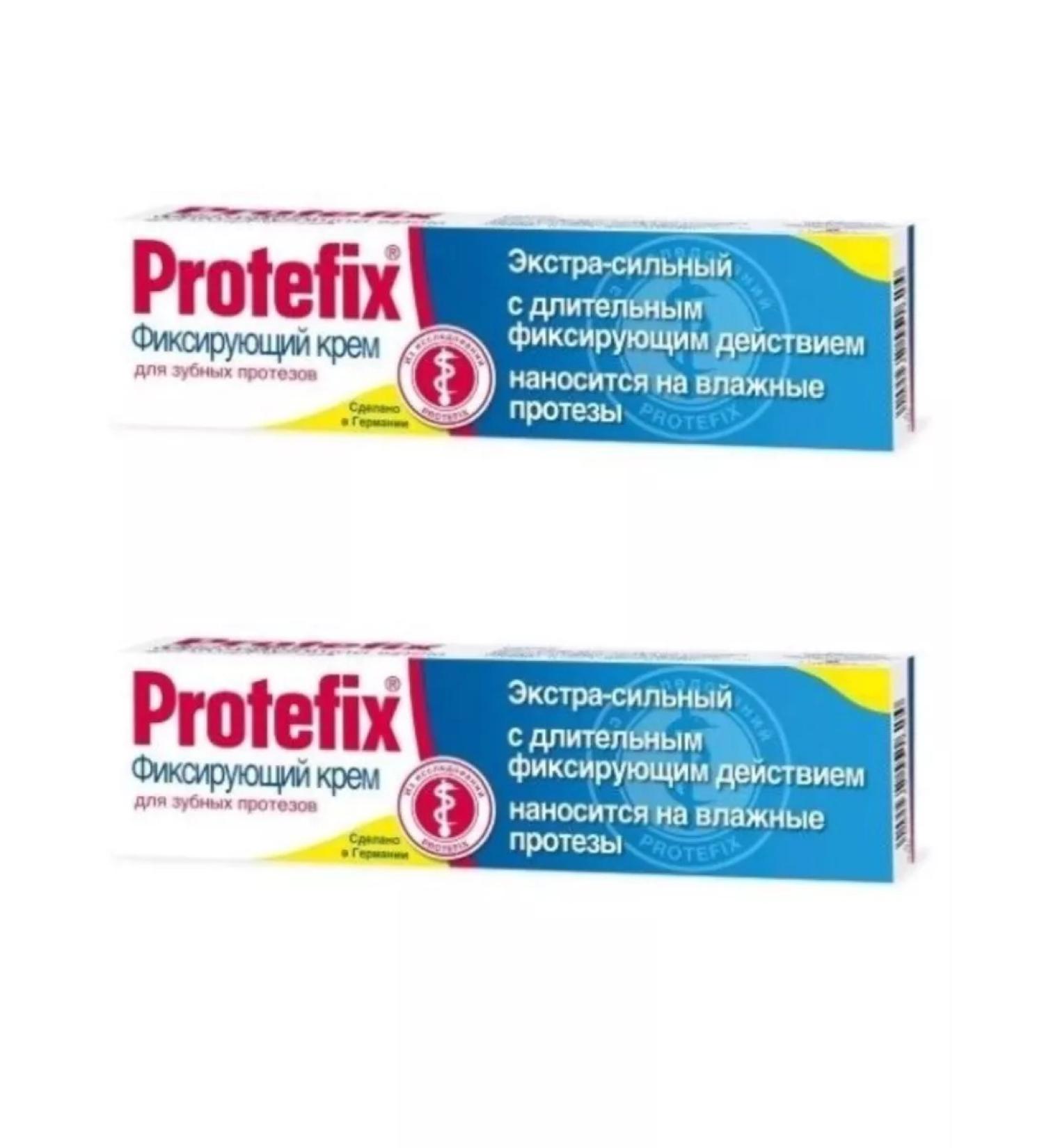 PROTEFIX Fixing cream for dentures 24 g 2UP - Buy Online on GoSupps.com