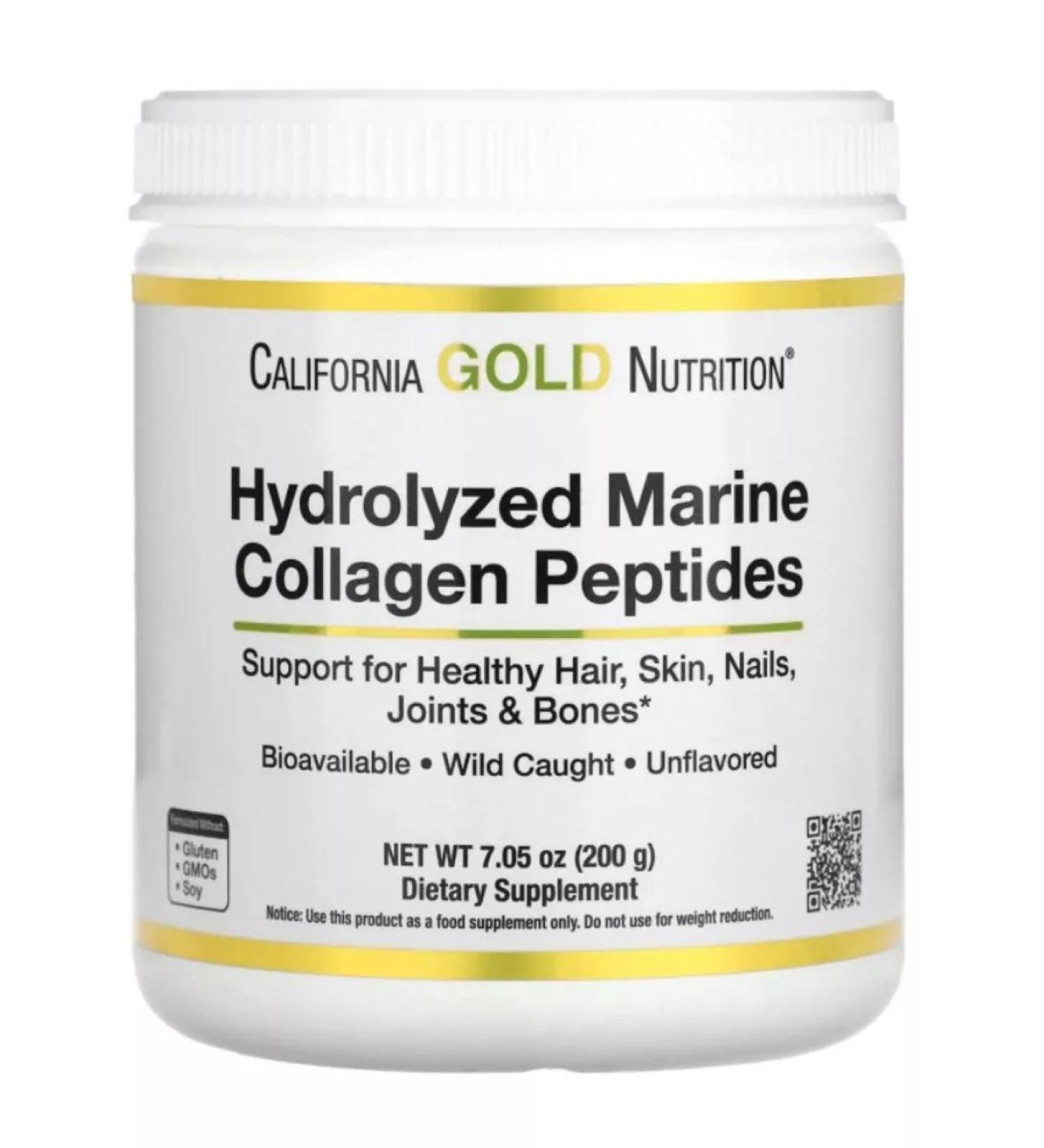 California Gold Nutrition Collagen peptides of sea collagen of premium quality
