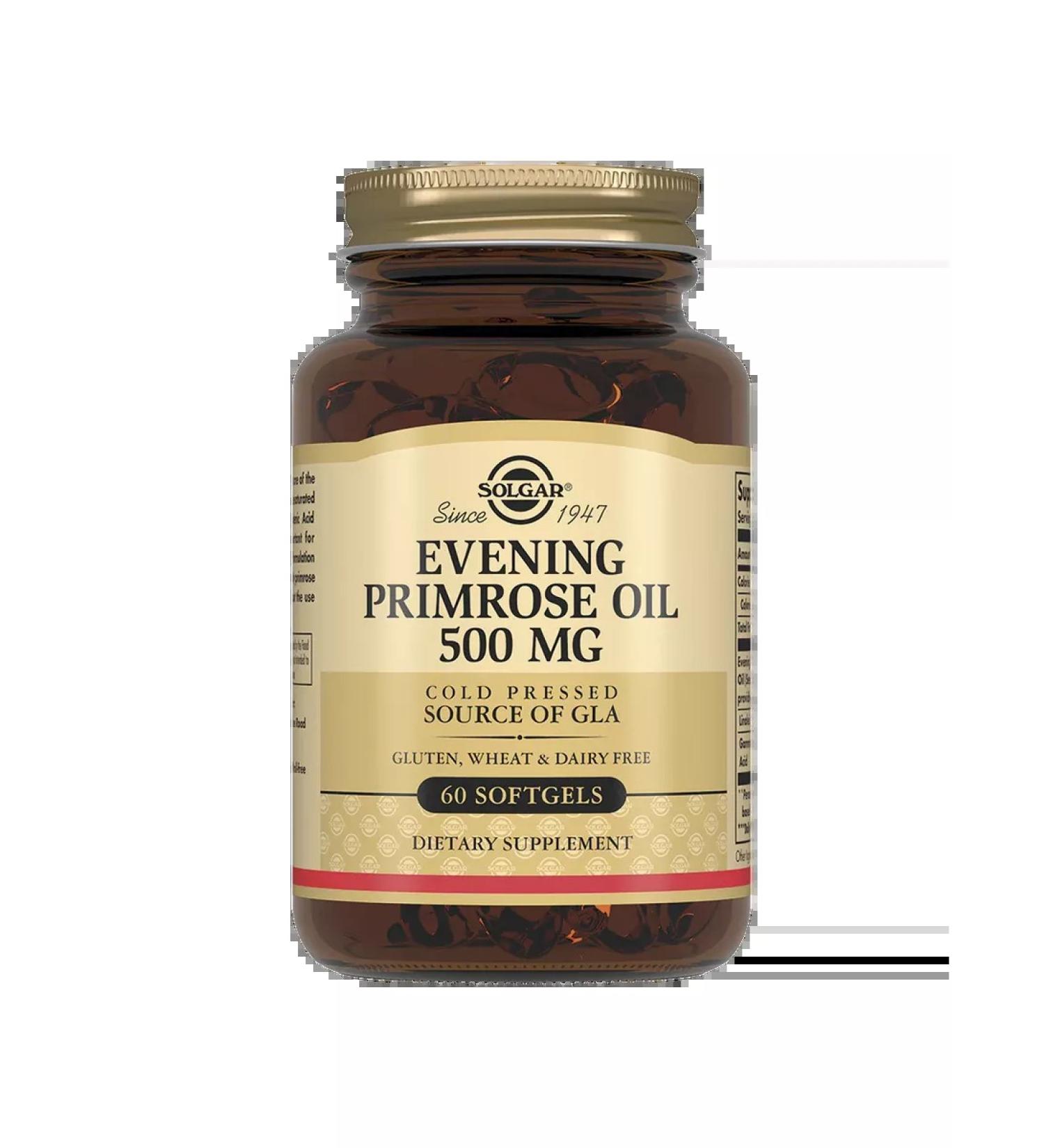 SOLGAR Oil Prigue Vespers 500 mg 60pcs - Buy Online on GoSupps.com