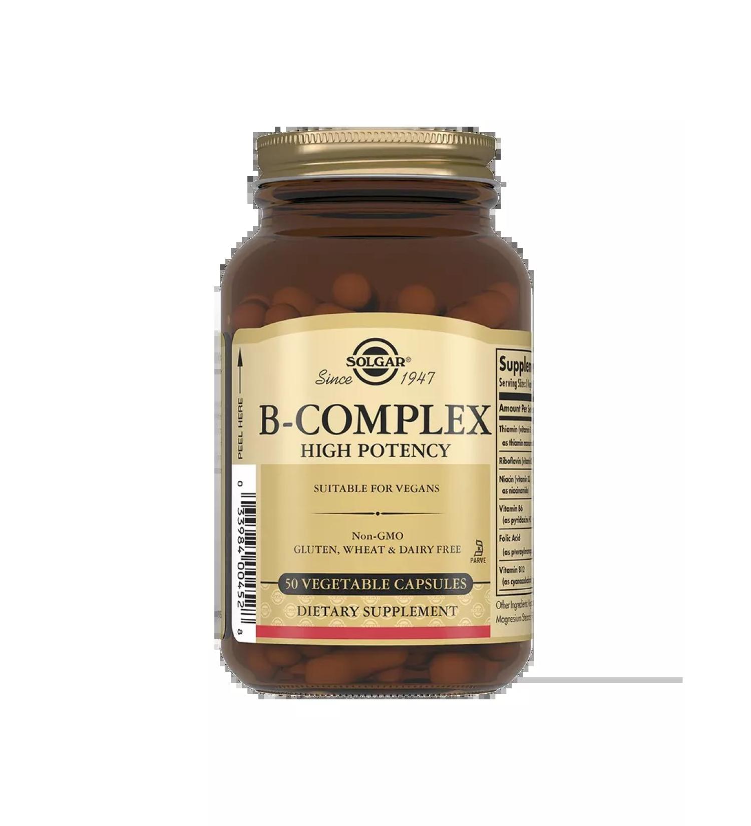 SOLGAR B-Complex 50 pcs. - Buy Online on GoSupps.com