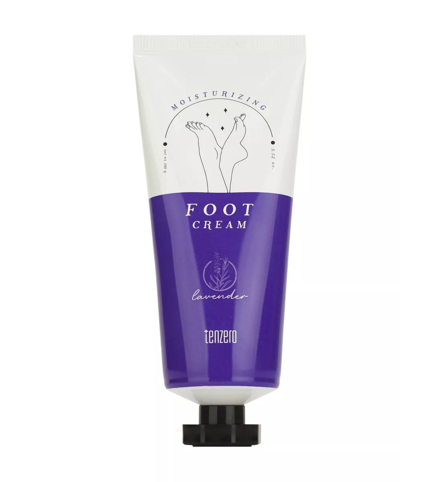 Tenzero Foot cream with lavender aroma moisturizer 100 g