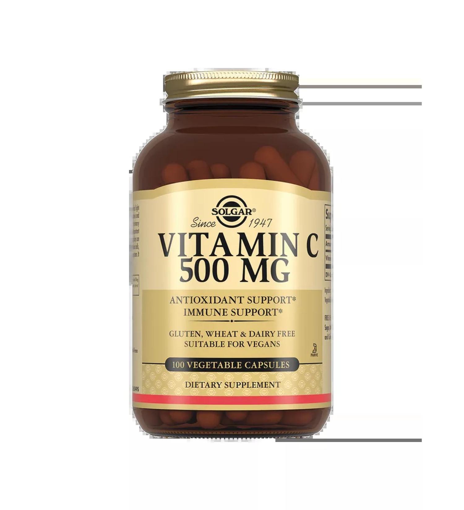 SOLGAR Vitamin C 500 mg 100pcs - Buy Online on GoSupps.com