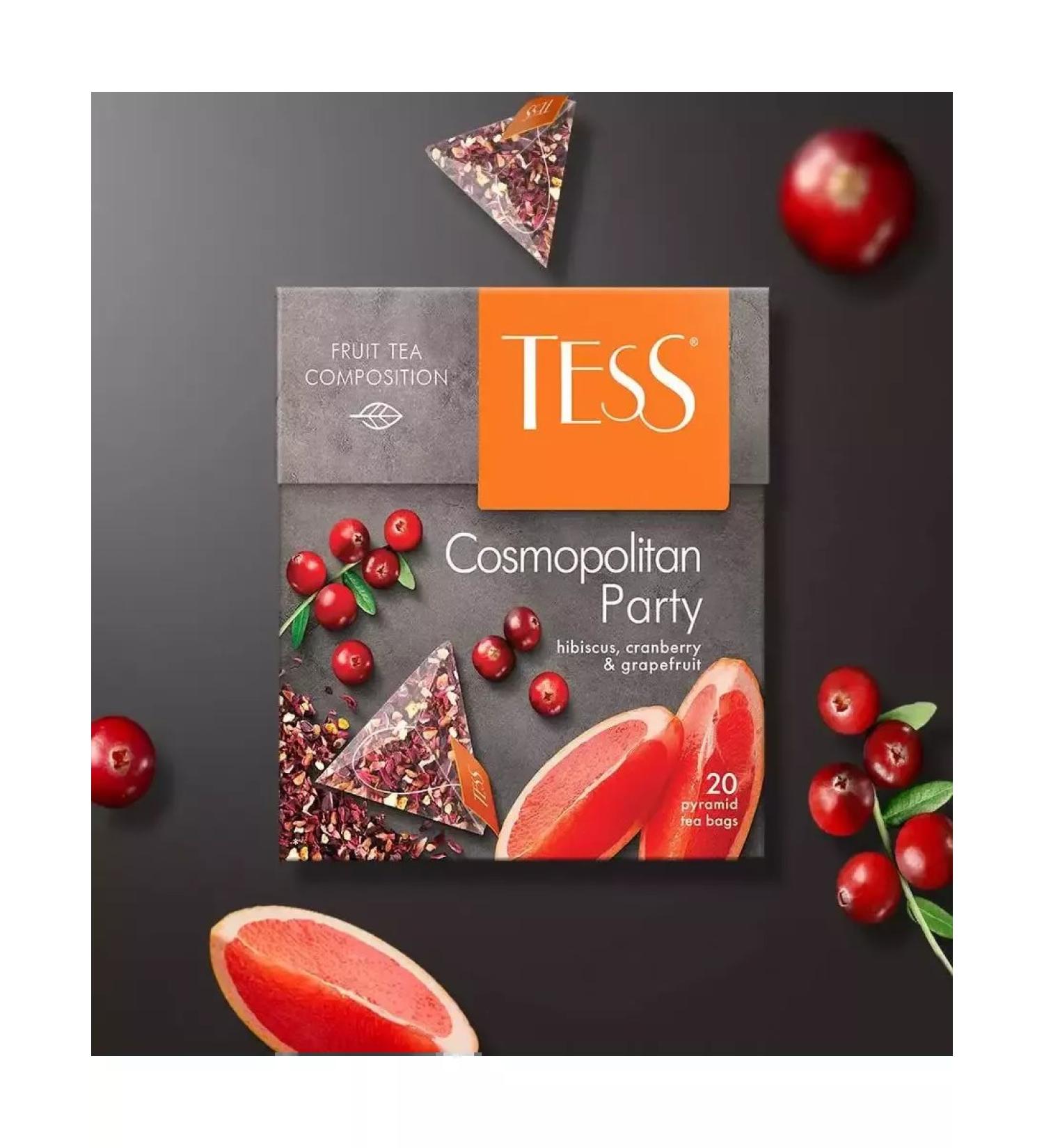 Tea "Tess Cosmopolitan Party" 20 pyramids*4pcs