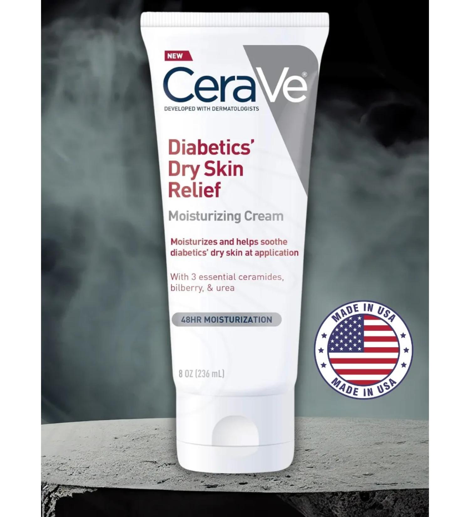 CeraVe Moisturizer for dry skin with urea and blueberry - Buy Online on GoSupps.com