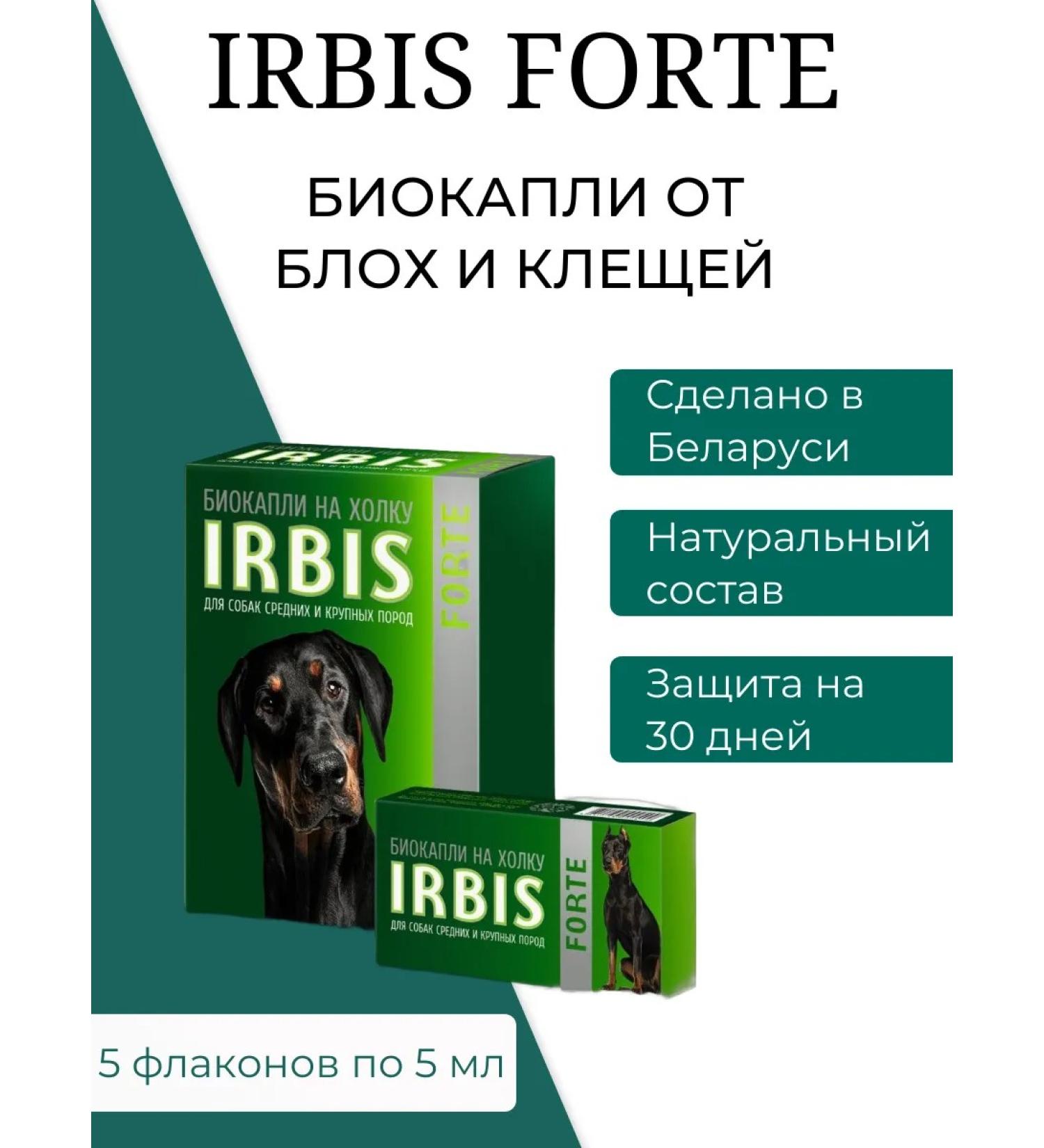 Irbis Biocapas from fleas and ticks for dogs of medium breeds - Buy Online on GoSupps.com