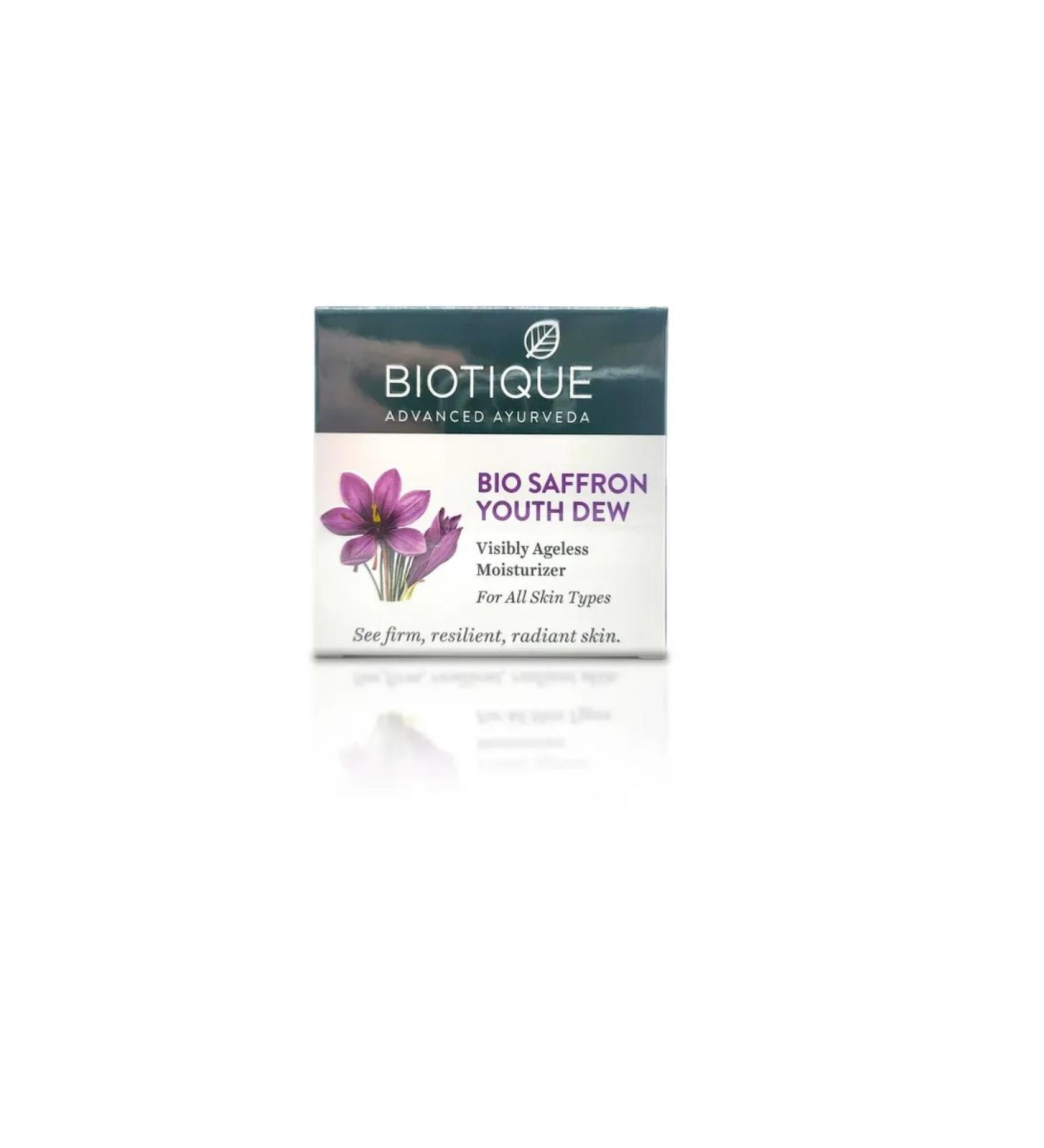 Indian world Facial cream of anti -aging biotique saffron youuth 50 ml - Buy Online on GoSupps.com