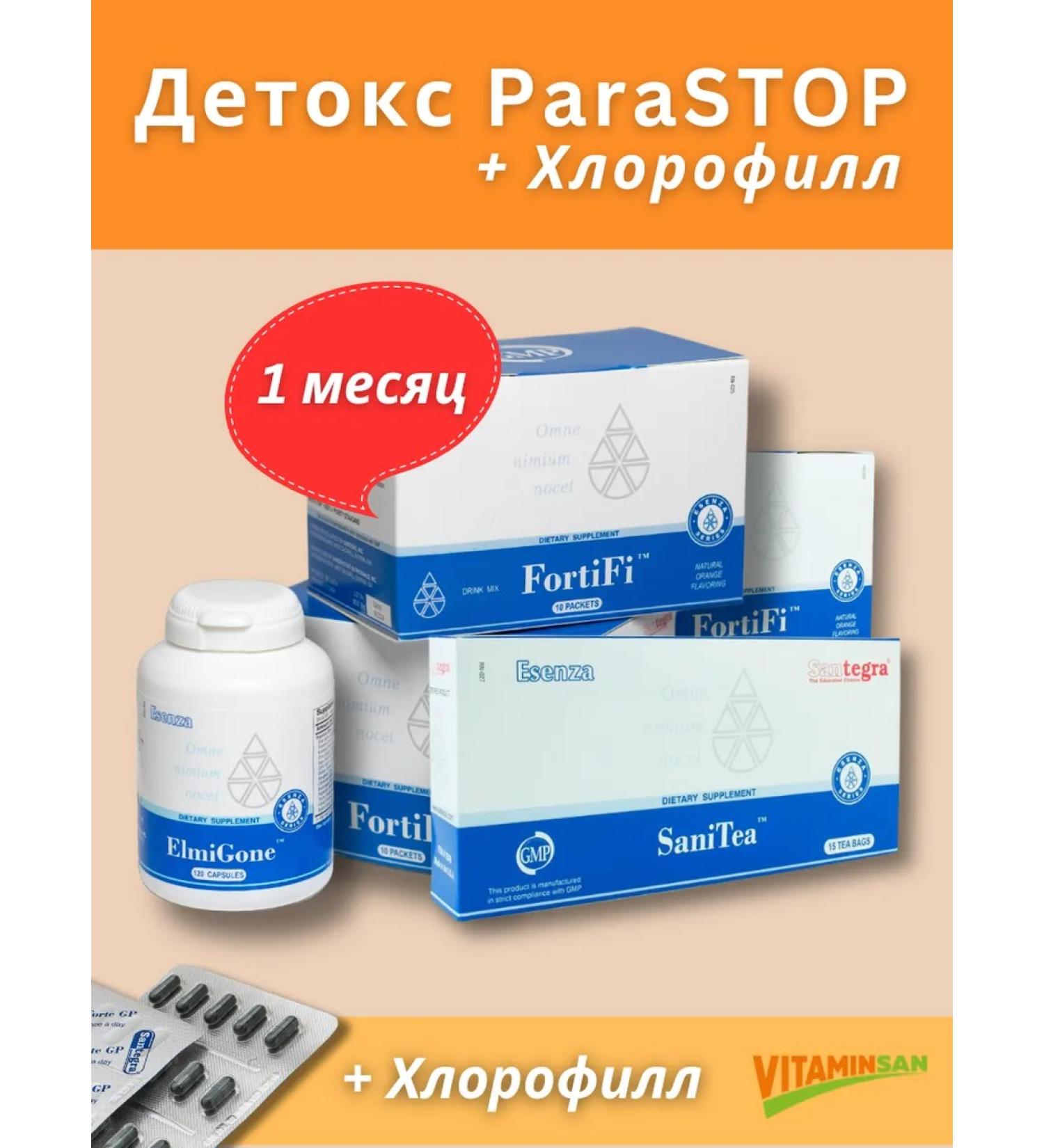 Vitaminsan Detox program Parastop - Buy Online on GoSupps.com