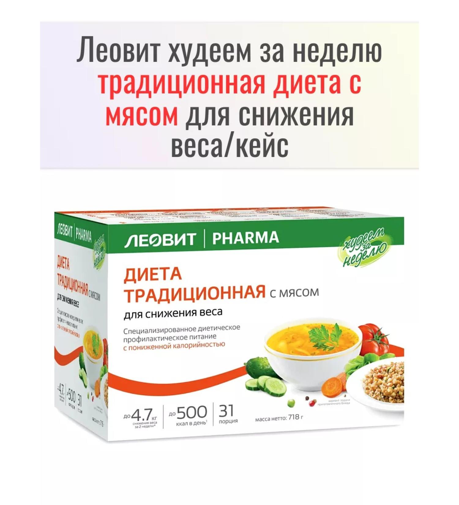 LEOVIT Traditional meat diet to reduce weight case