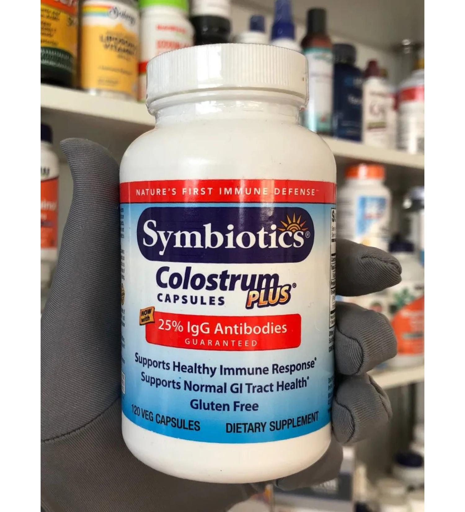 Symbiotics Colostrum Plus 120 capsules