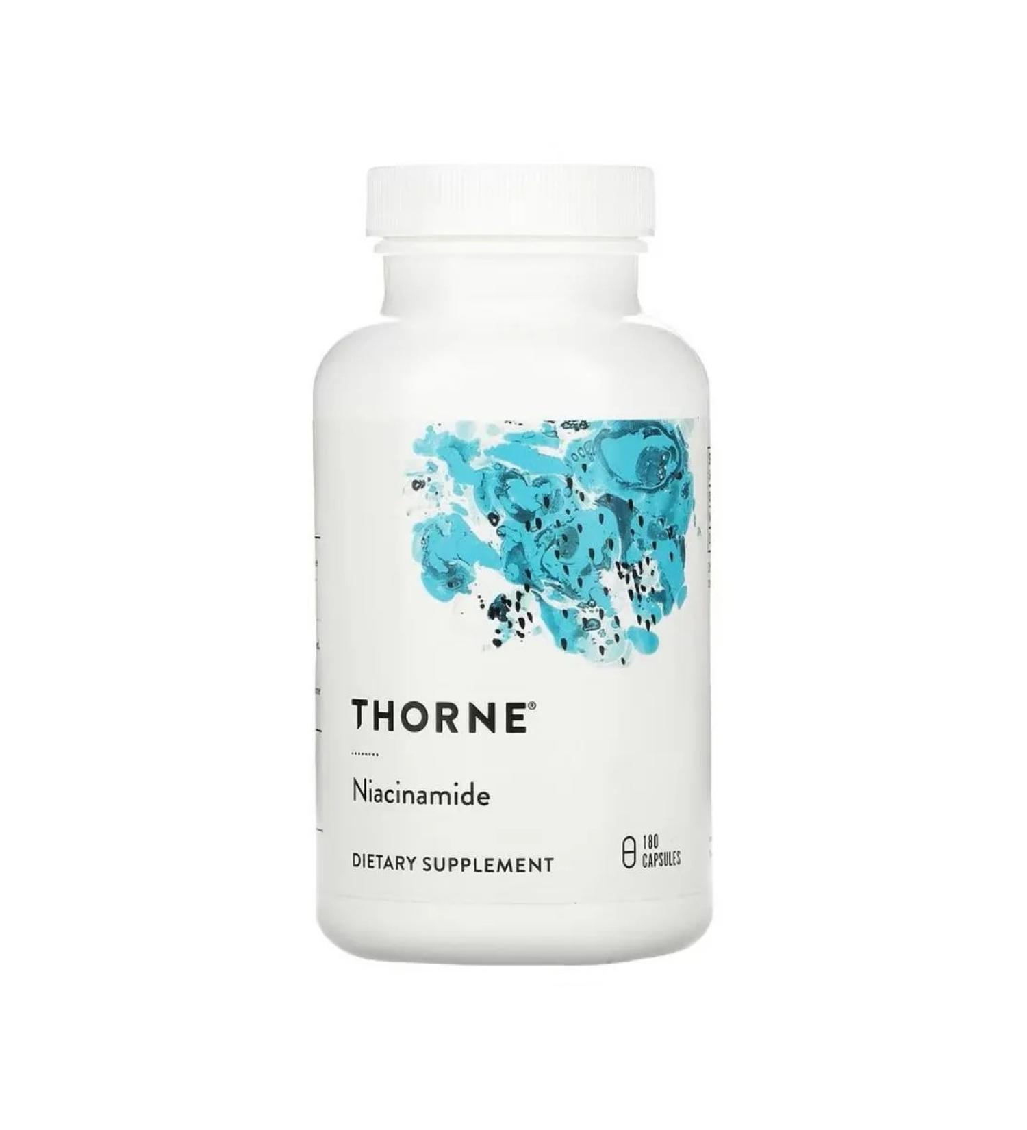 Thorne Research Vitamin B 3 niacinamide 180 capsules