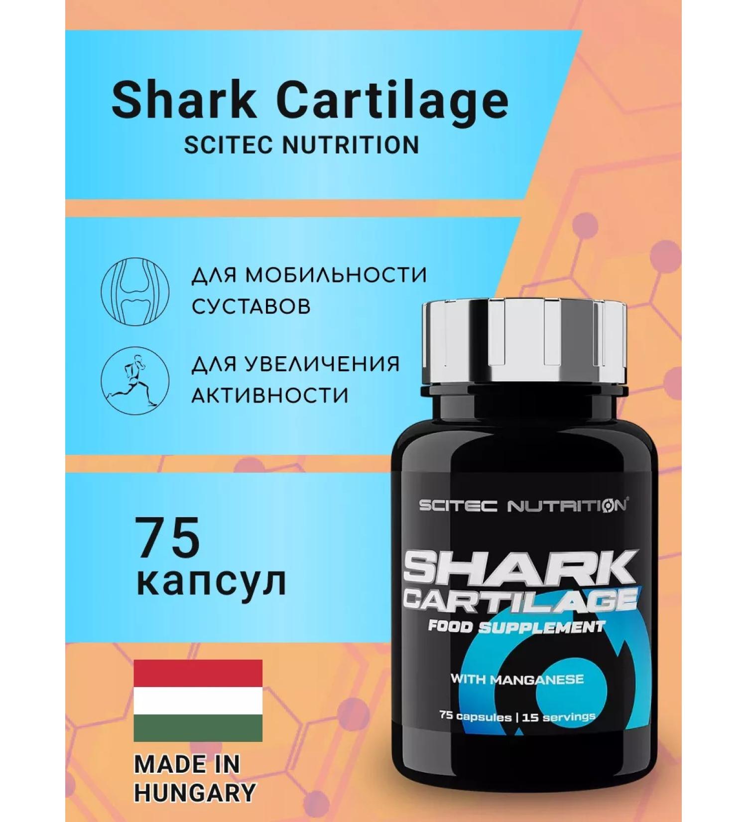 Scitec Nutrition Shark Cartilage Cartilage 75 Caps - Buy Online on GoSupps.com