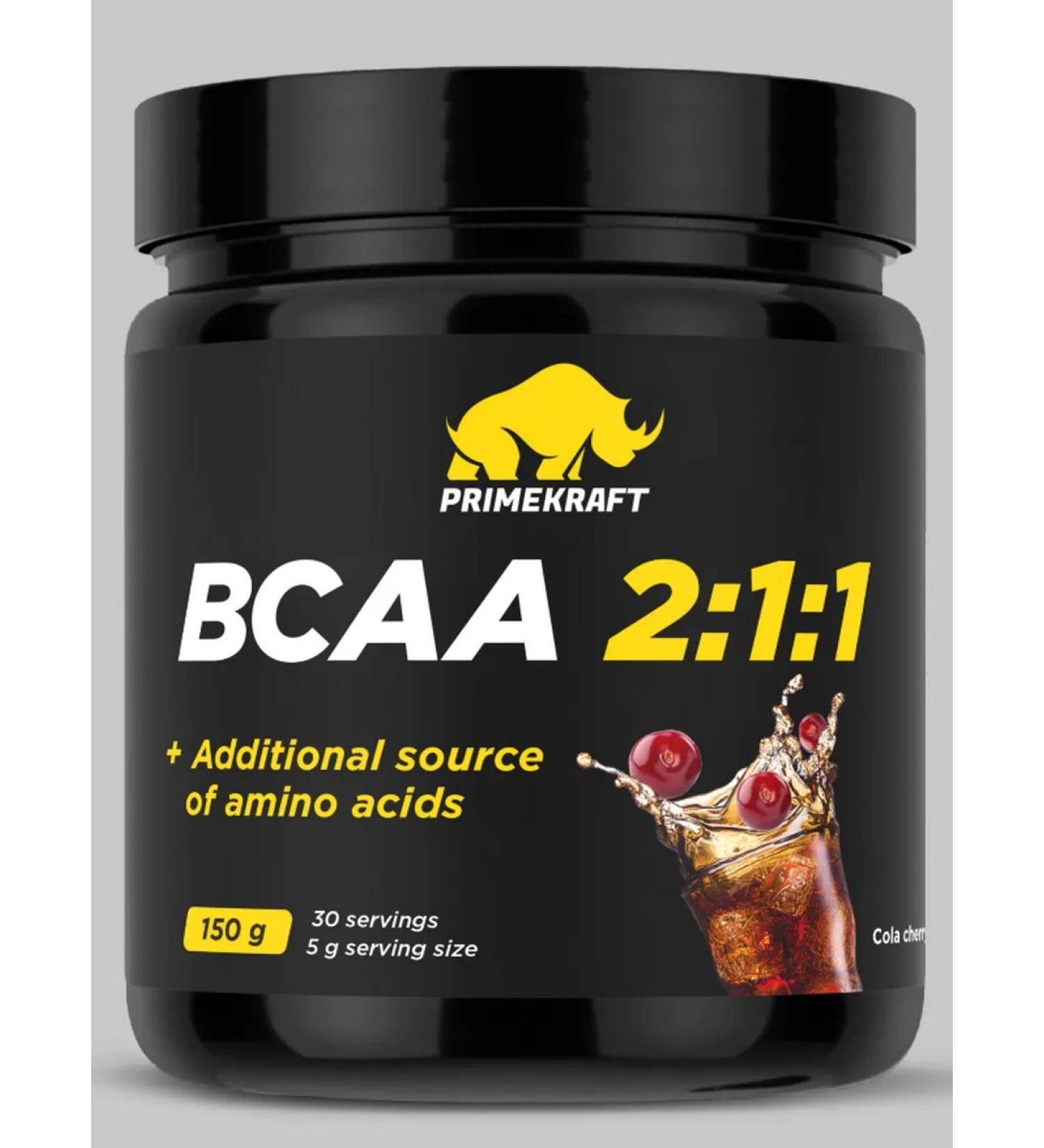Prime Kraft Primekraft BCAA 2 1 1 Kola-Sino Bank 150 g - Buy Online on GoSupps.com
