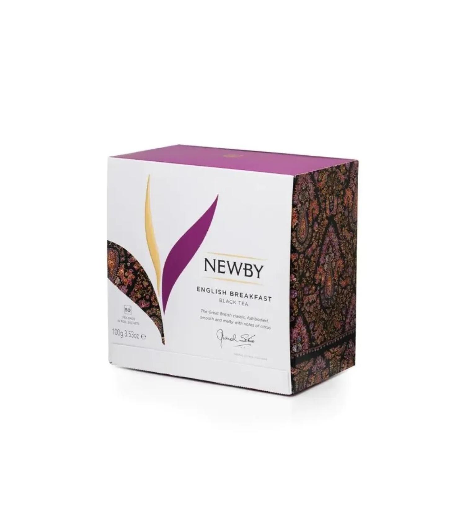 newby Tea black English breakfast 50 packages - Buy Online on GoSupps.com