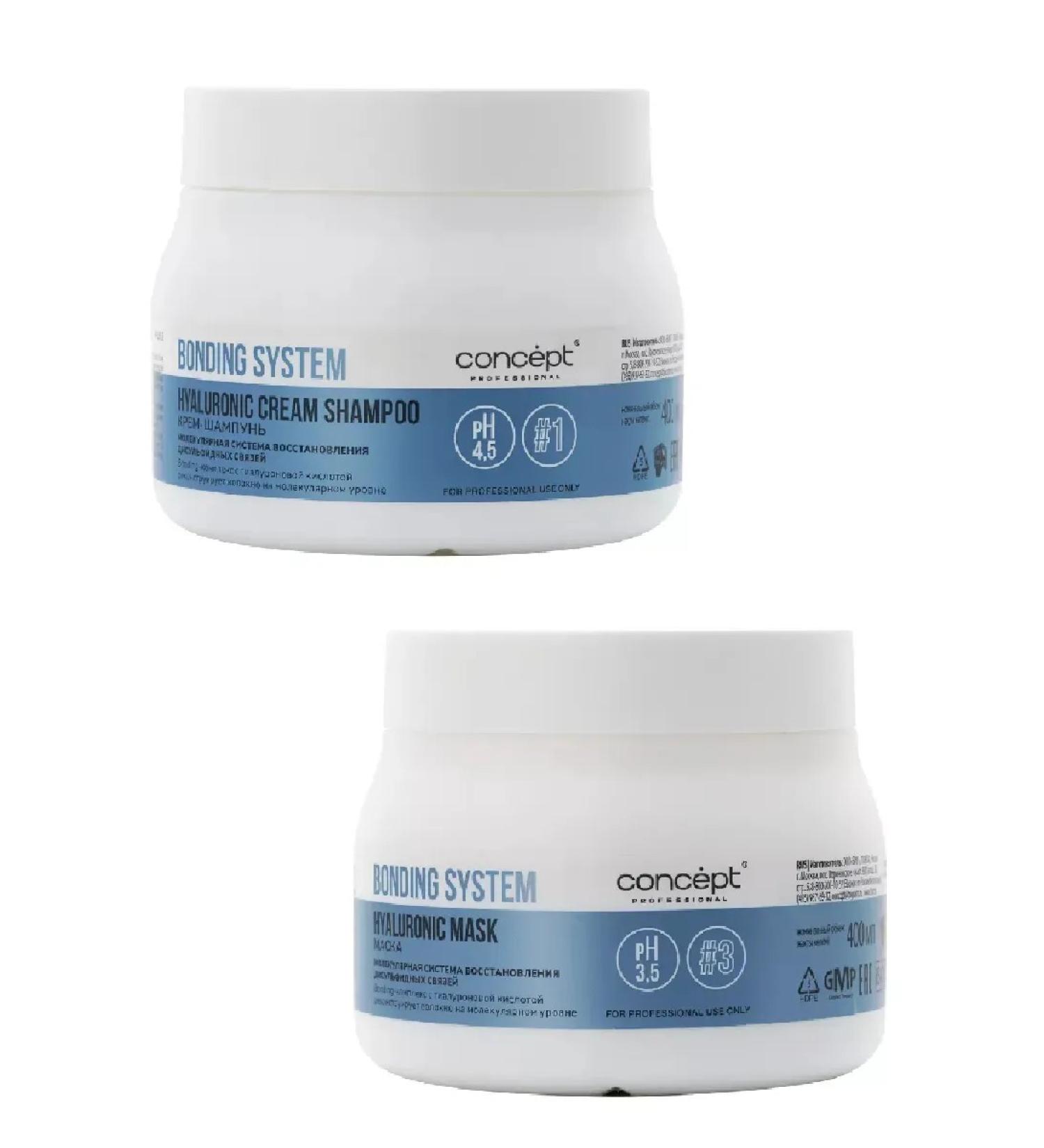 Concept Cream-shampoo and mask for deep recovery 400*2 ml - Buy Online on GoSupps.com