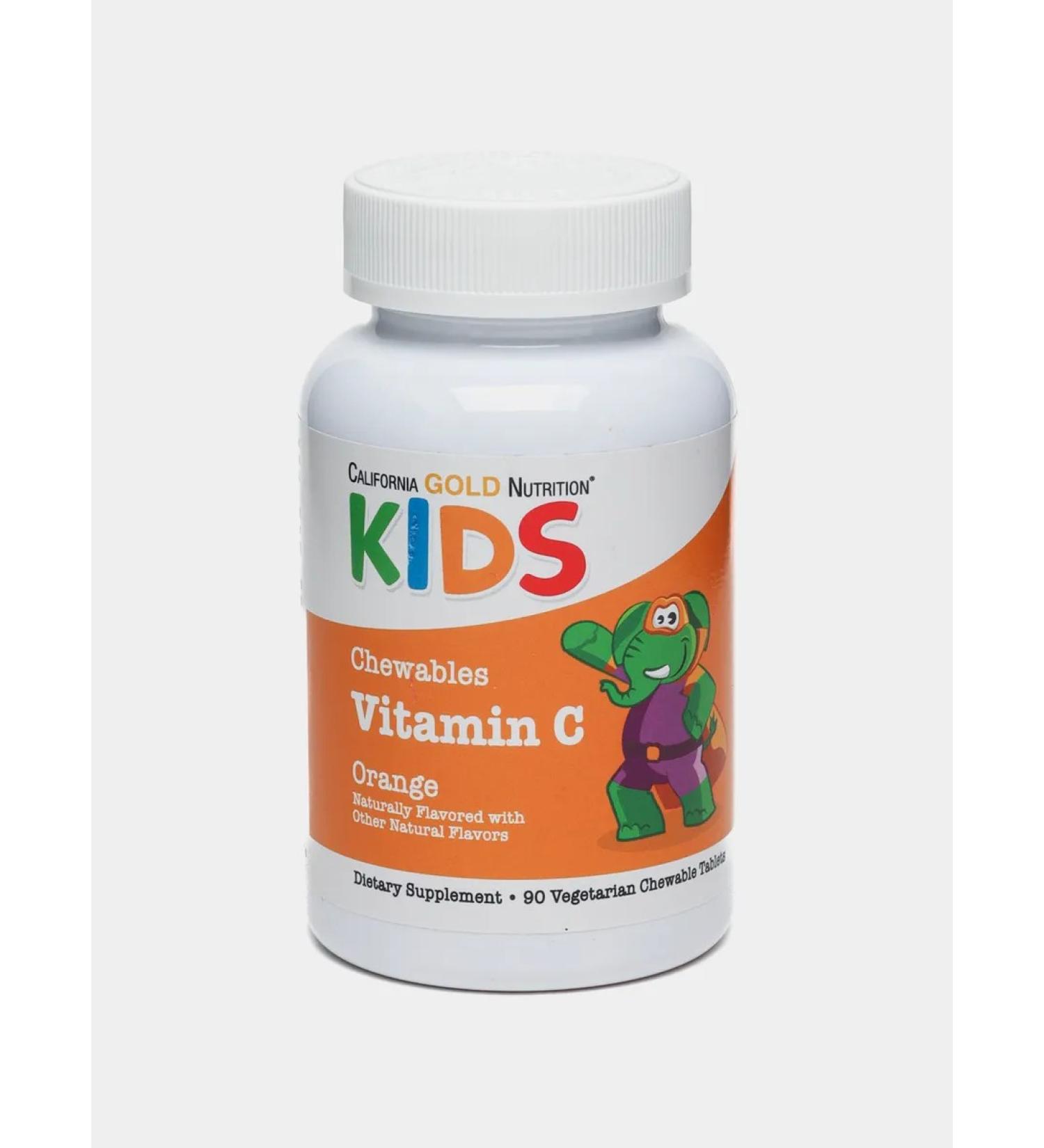 California Gold Nutrition Children's vitamin C.
