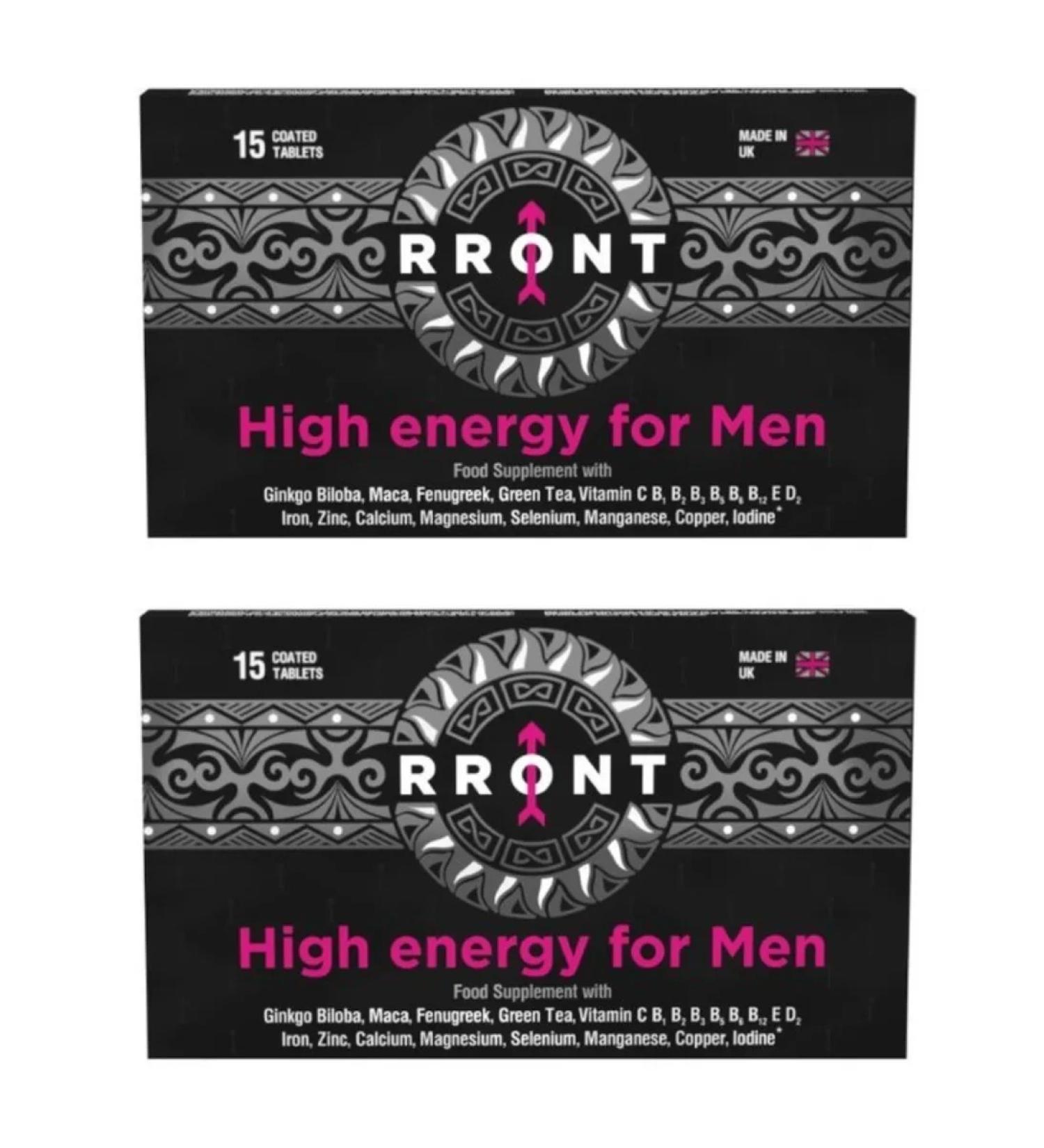 RONT RRONT Vitamin-mineral complex for men 15tab 2Up - Buy Online on GoSupps.com