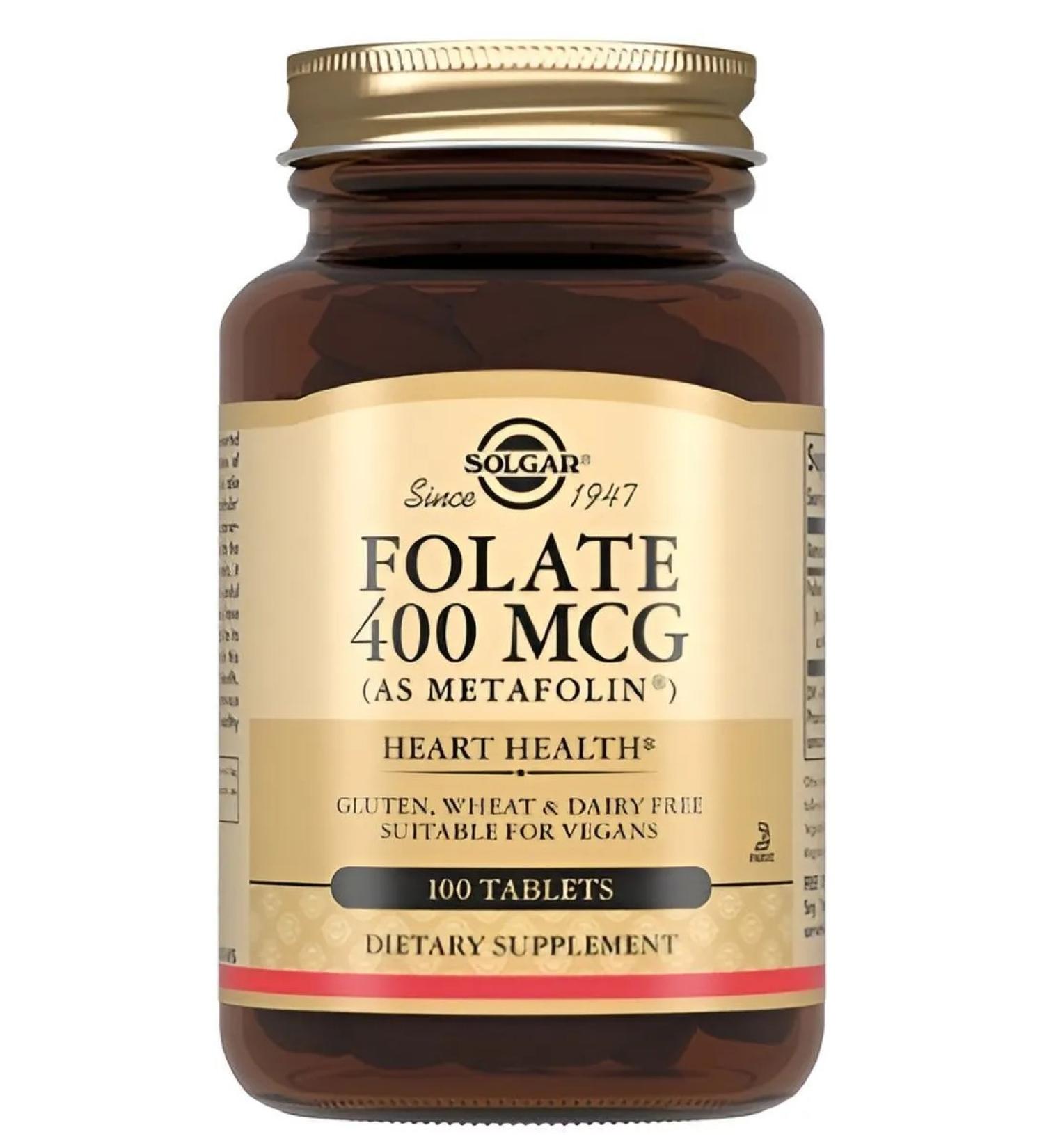 SOLGAR Folat 400 g metapolin 100 pcs tablet weighing 250 mg