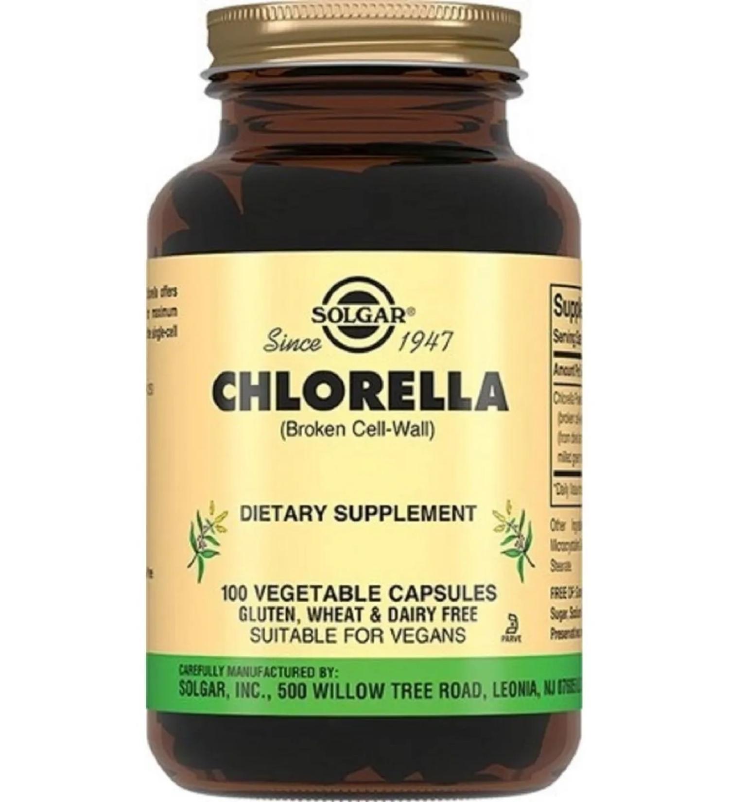 SOLGAR Chlorella 100 pcs capsule weighing 693 mg